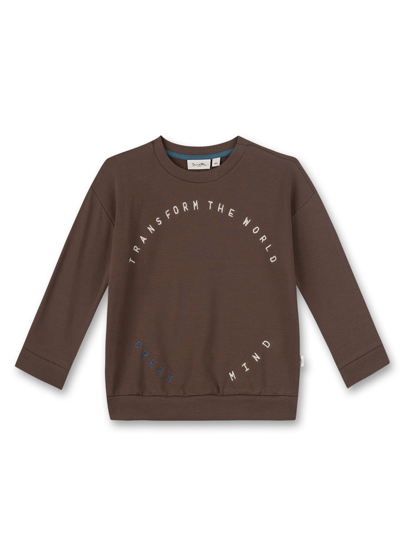 Jungen-Sweatshirt Braun
