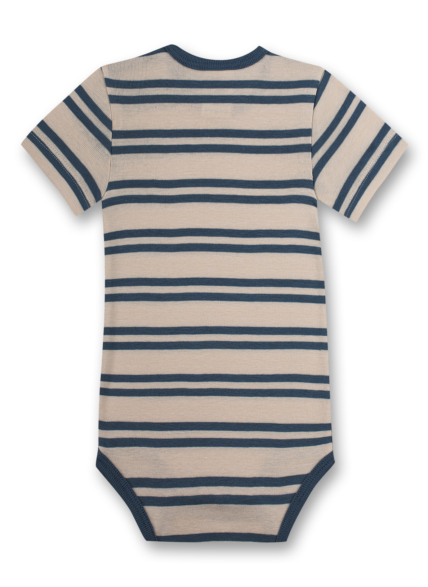 Body kurzarm Blau Ringel