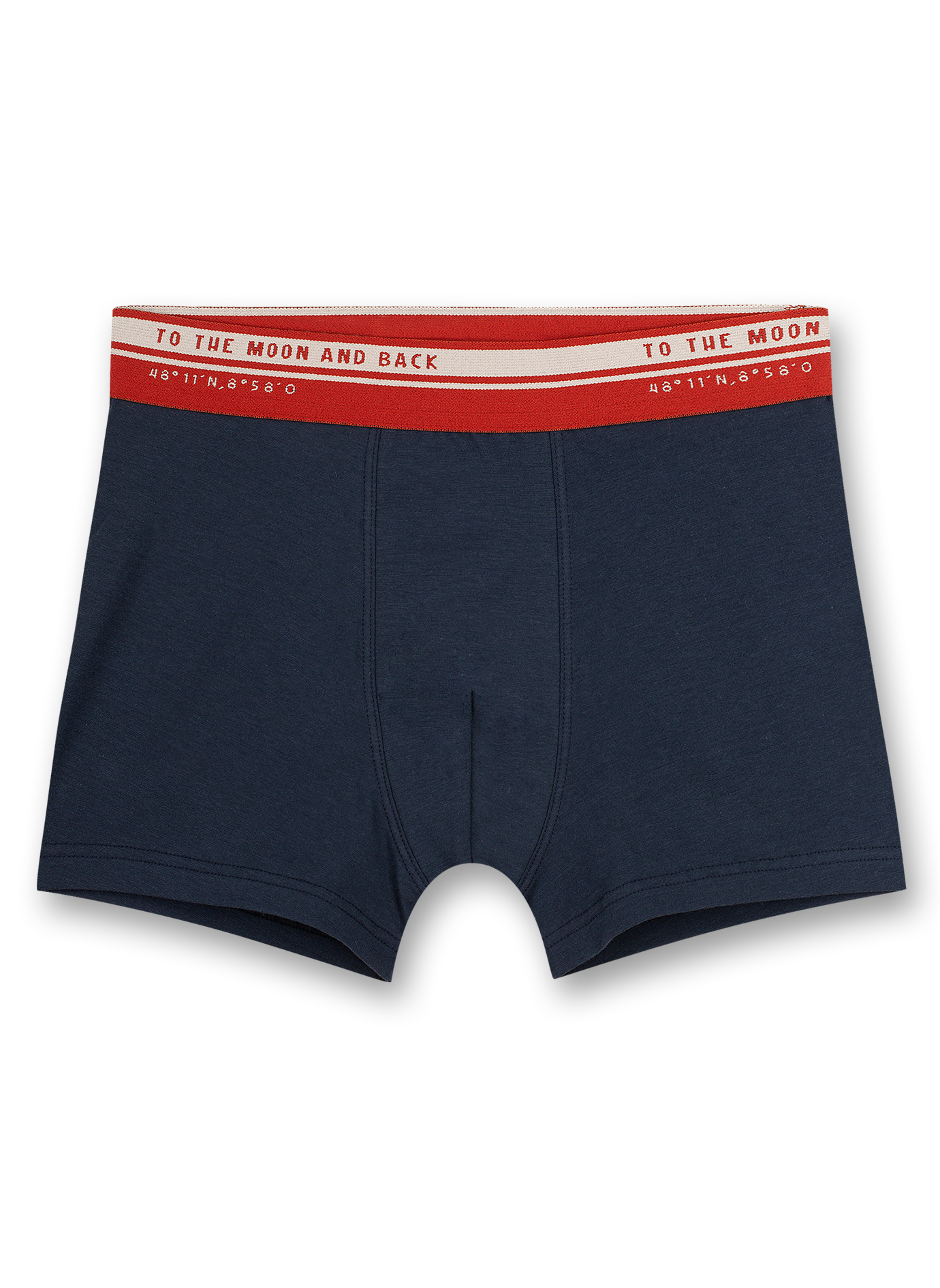 Jungen-Hipshorts (Doppelpack) Blau To the Moon