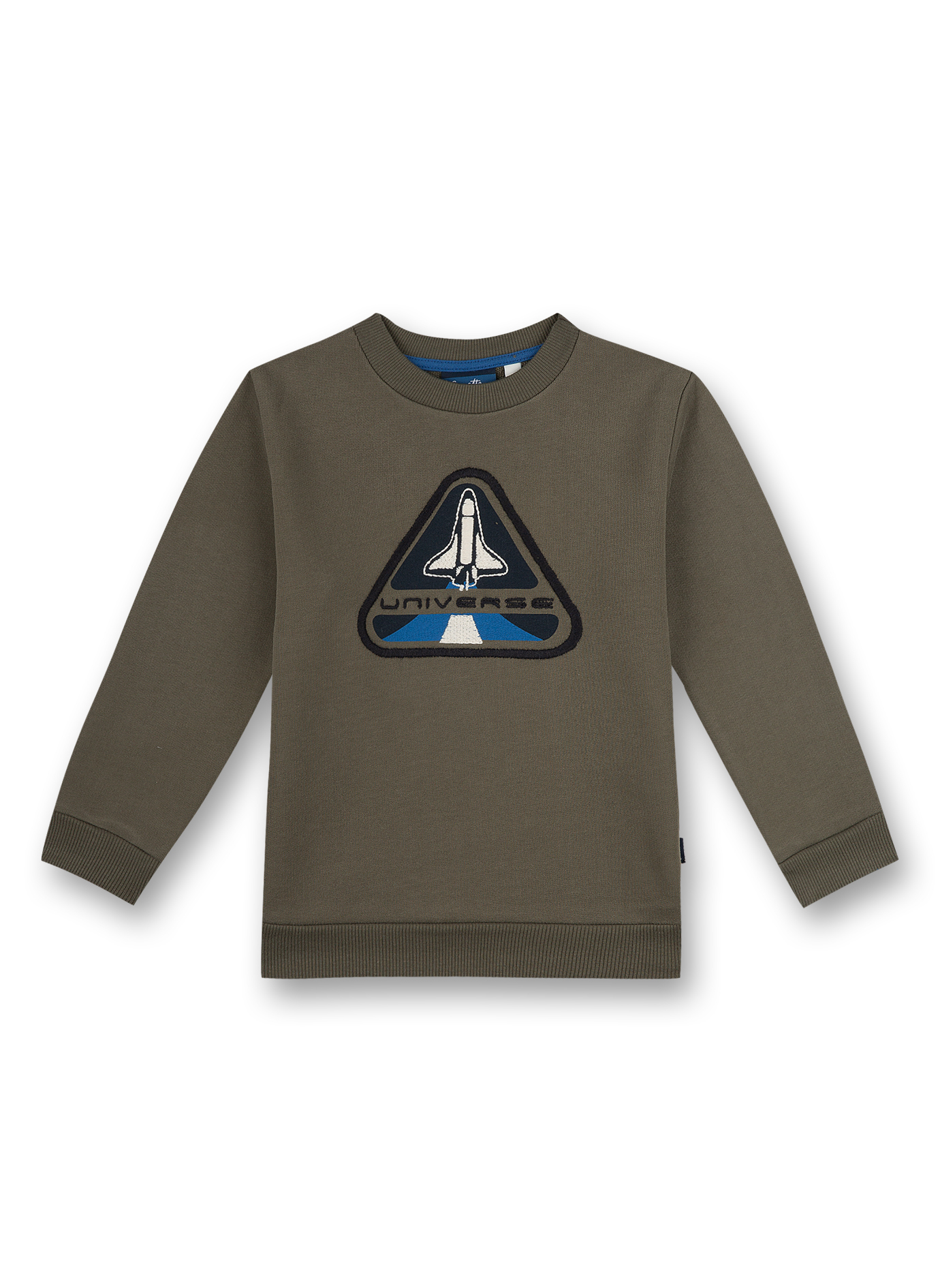 Jungen-Sweatshirt Grün Galaxy Star