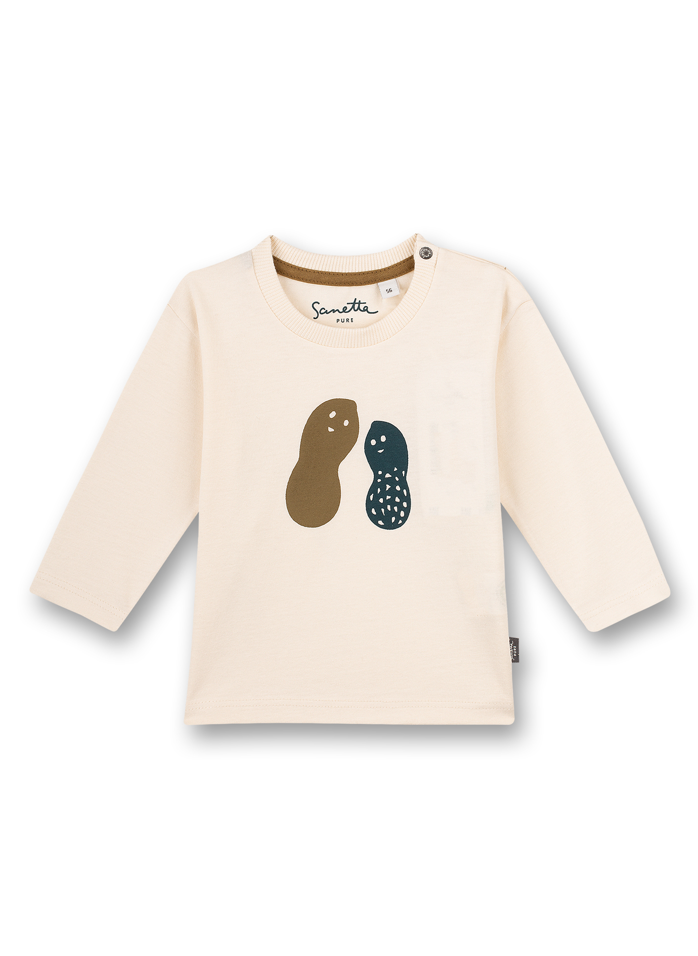 Jungen-Shirt langarm Off-White