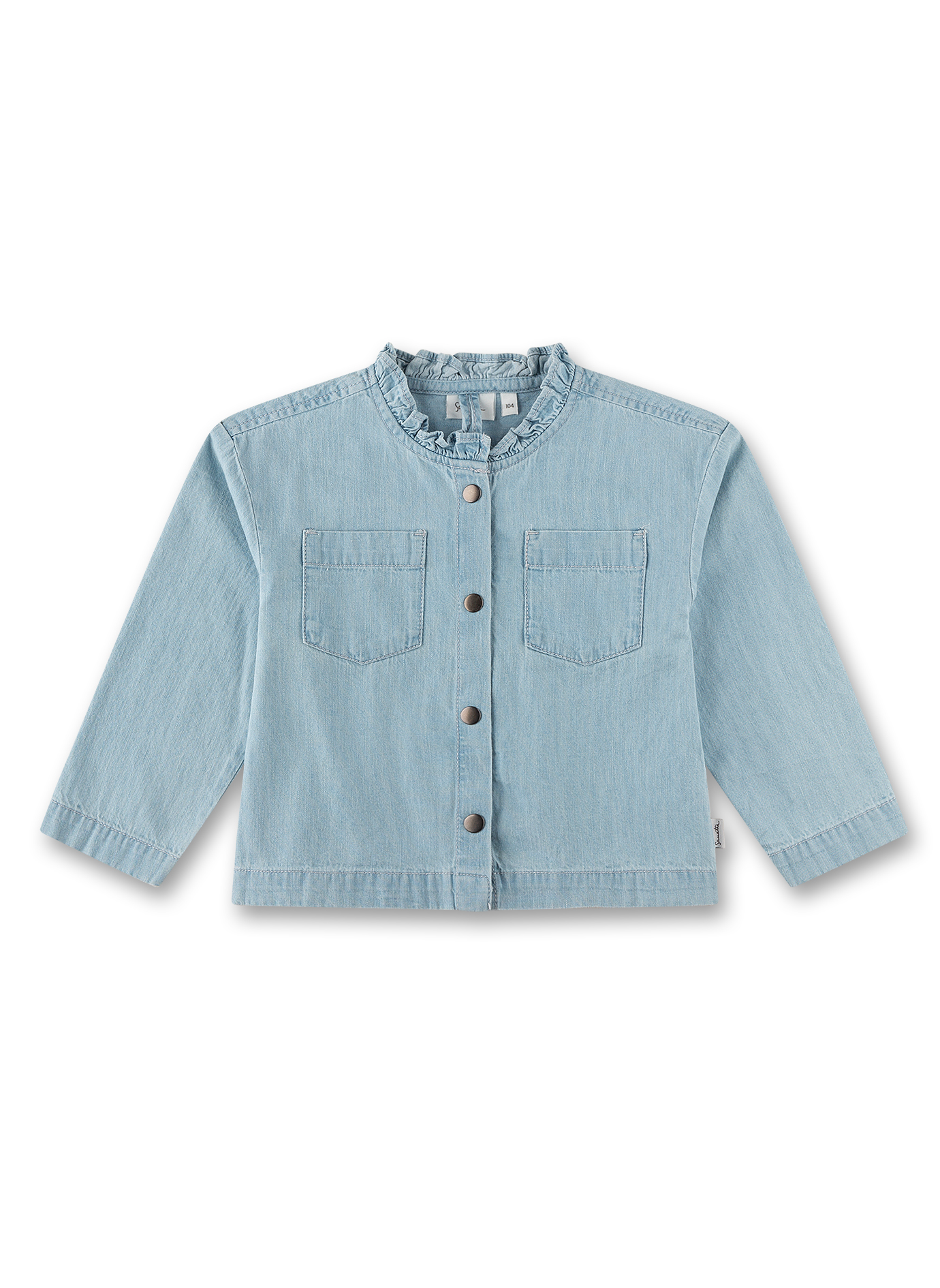 Mädchen-Jeansjacke Blau