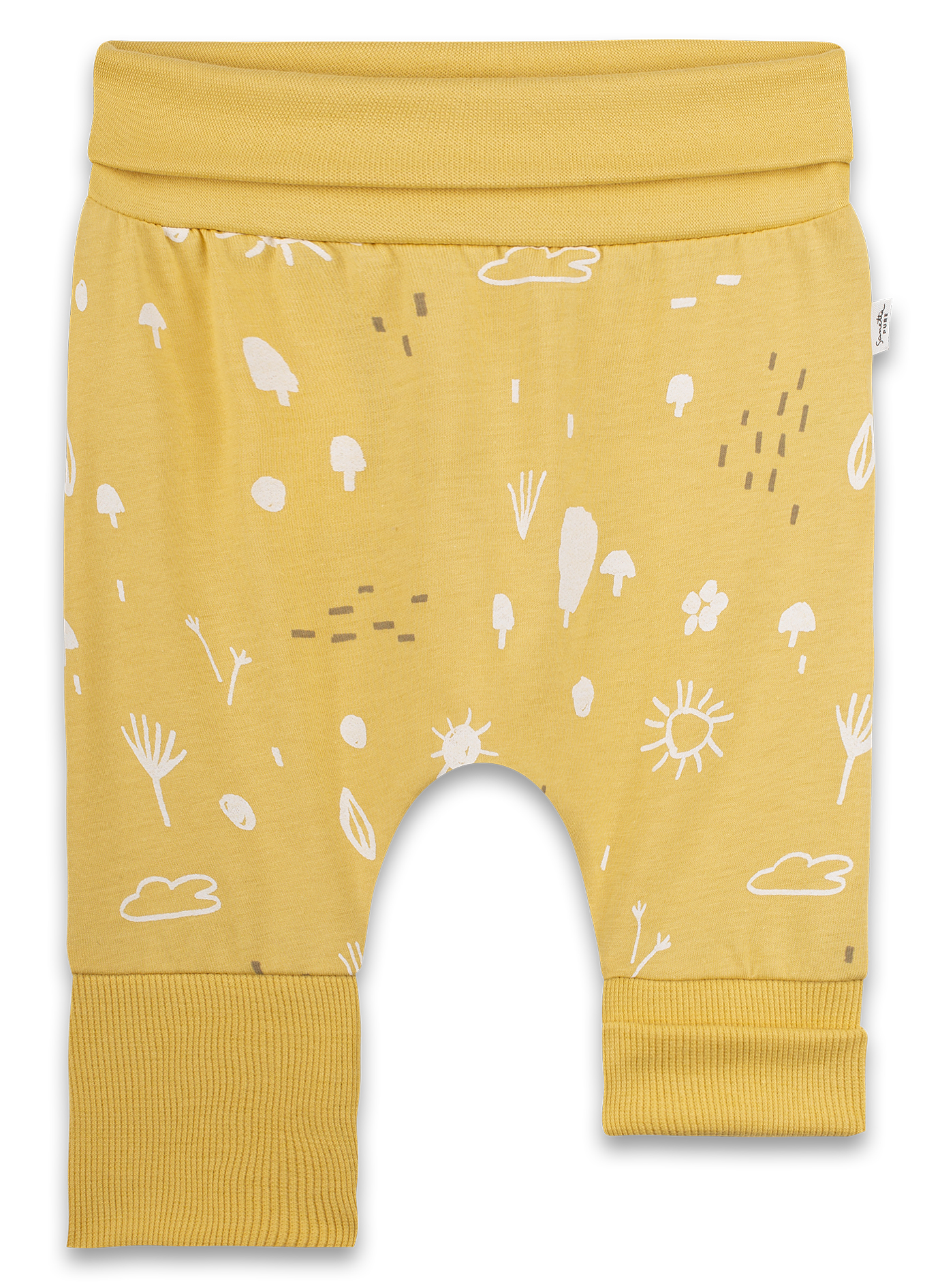 Mädchen-Hose Gelb