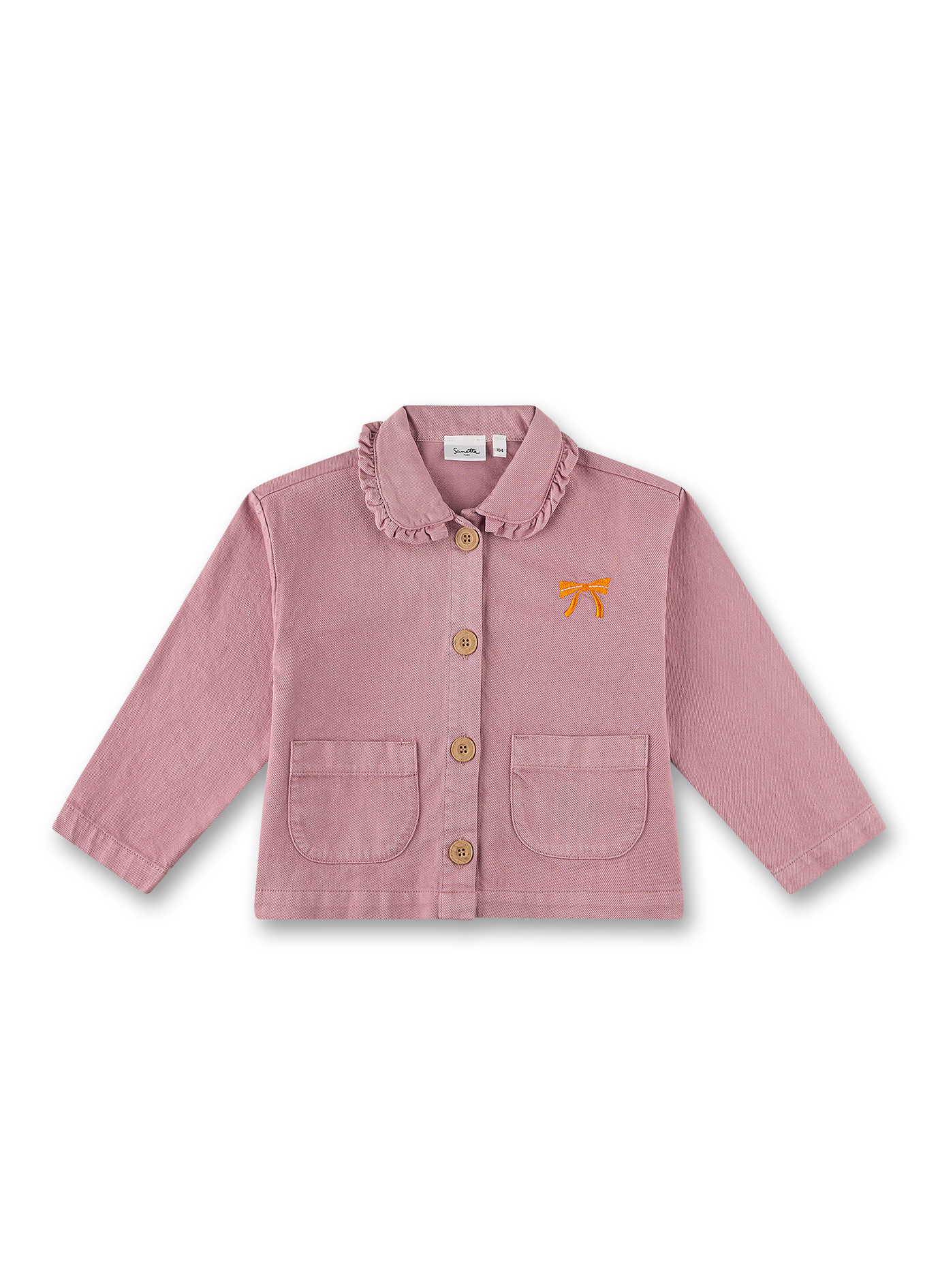 Mädchen-Jeansjacke rosa