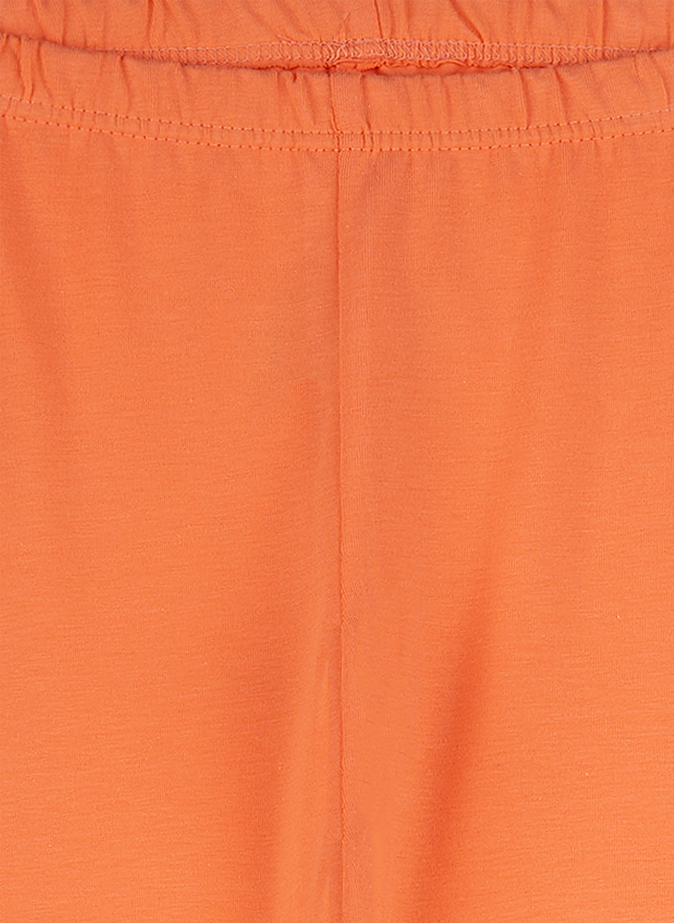 Mädchen-Leggings Orange Athleisure