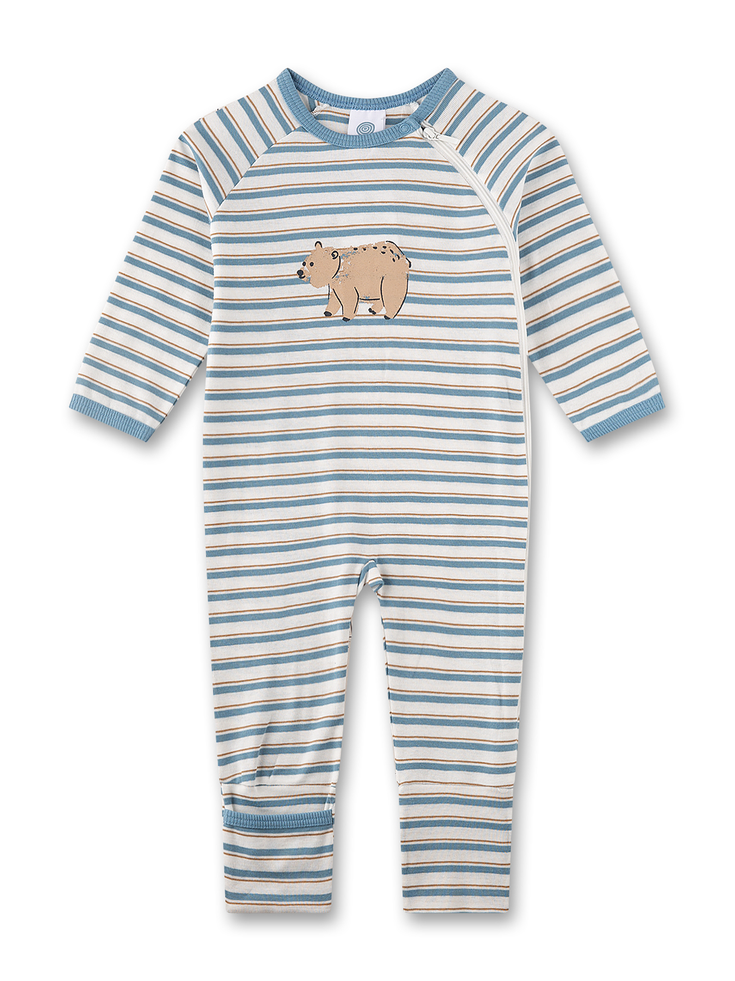 gestreift, _POLARFREMD?,  romper,  blau,  langärmlig