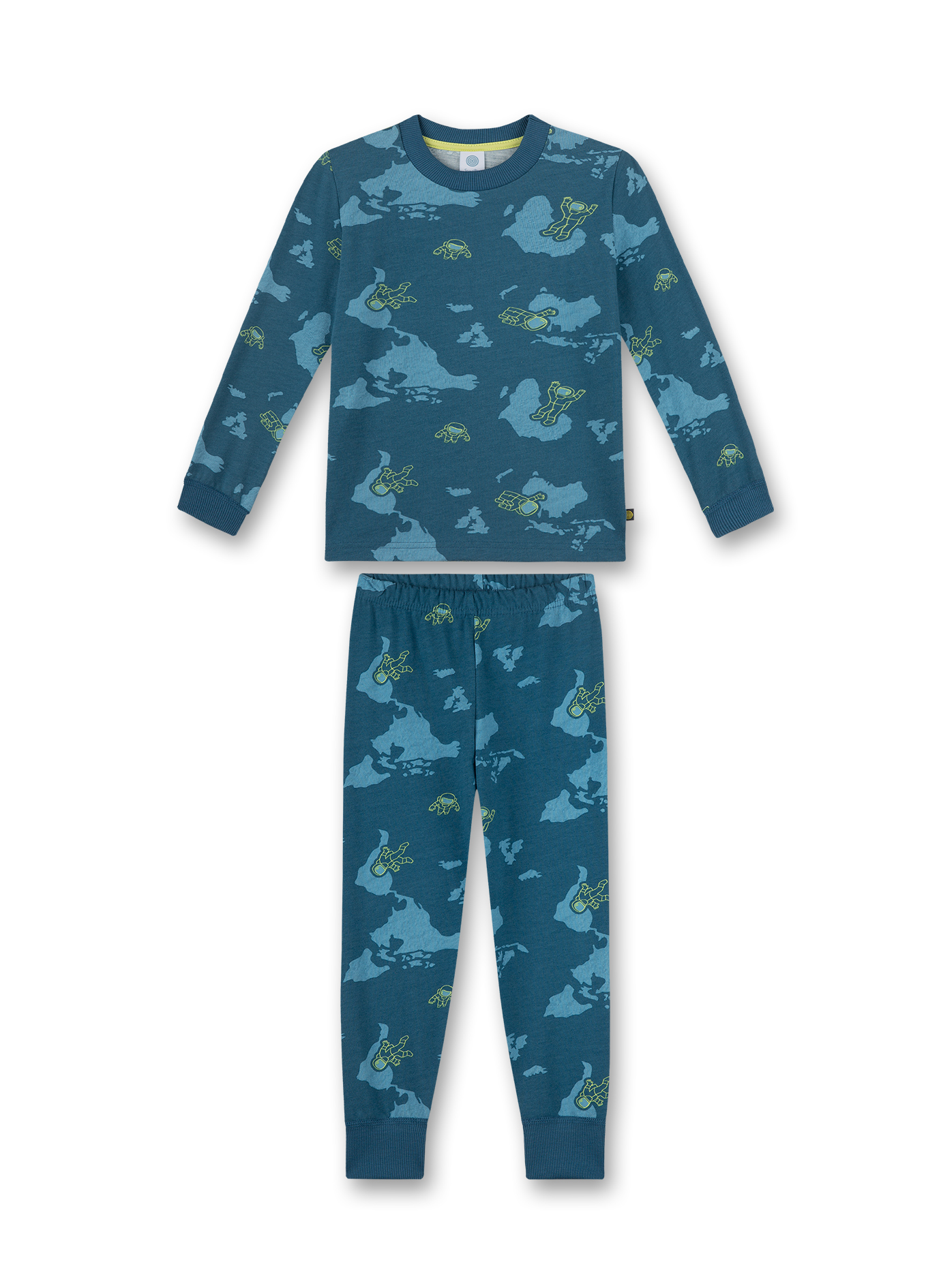 Jungen-Schlafanzug Blau Moon