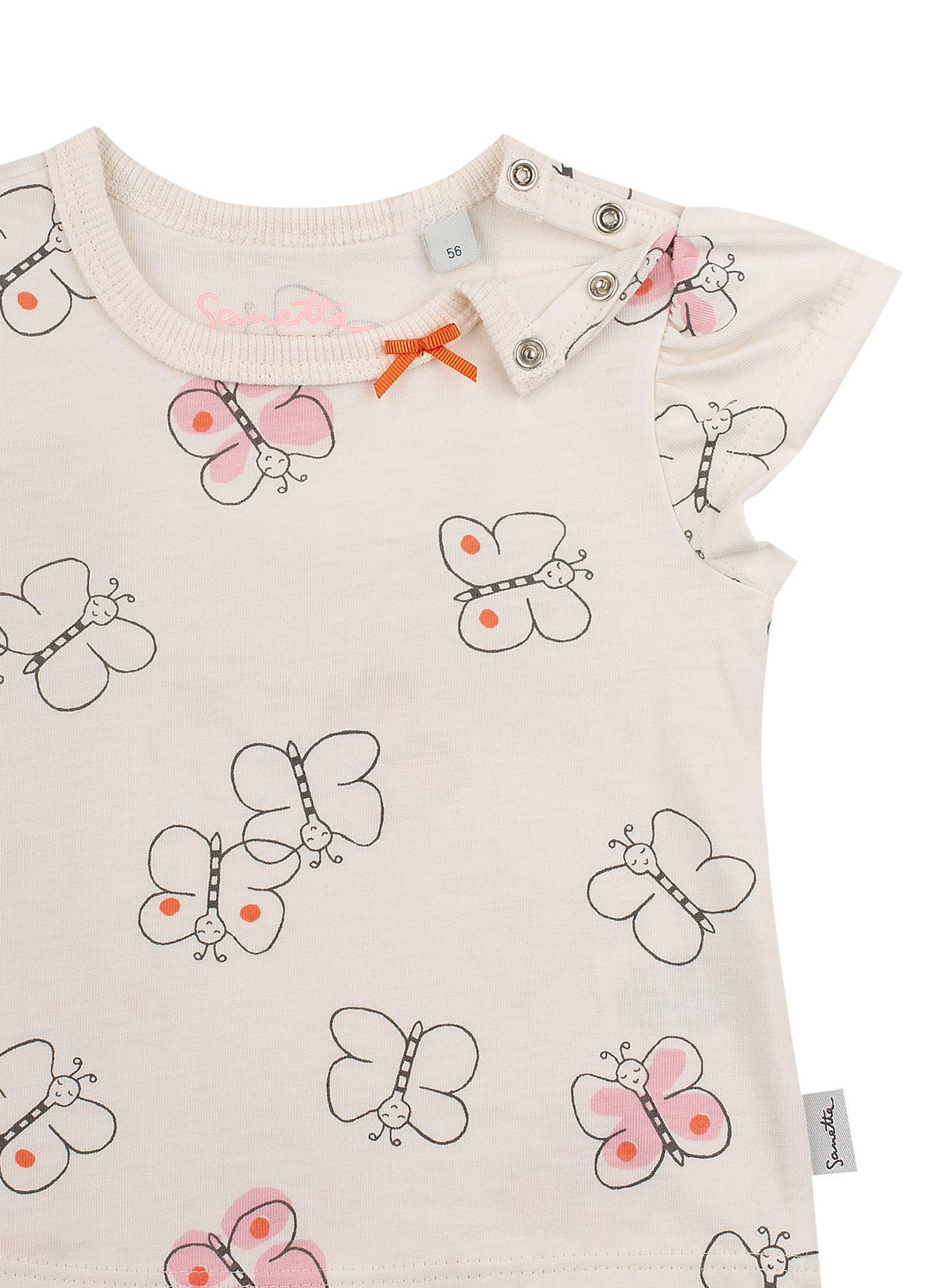 Mädchen T-Shirt Off-White Lovely Butterfly