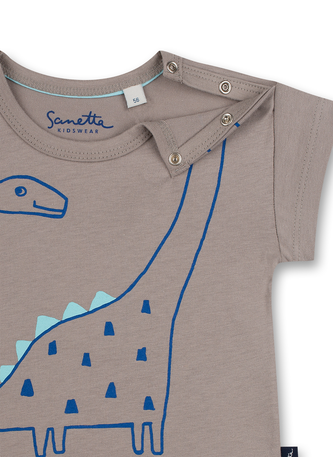 Jungen T-Shirt Grau Dino