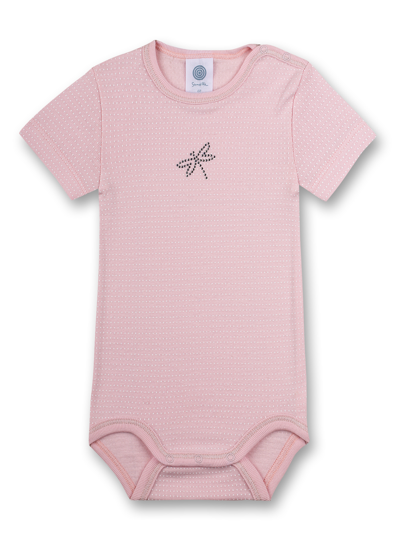 Body kurzarm Rosa Shiny Dragonfly