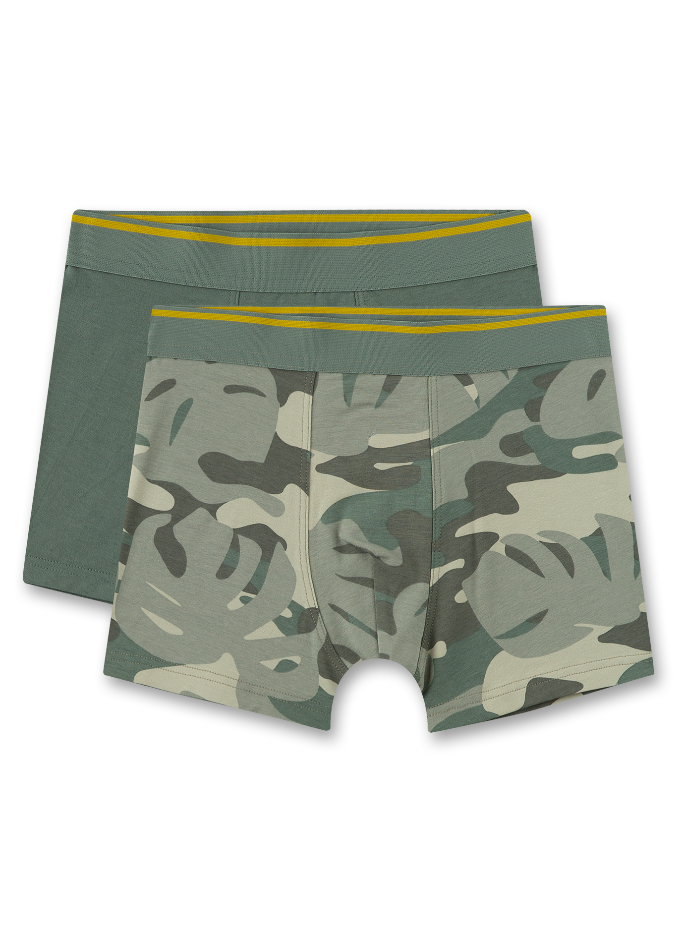 Jungen-Hipshorts (Doppelpack) Grün