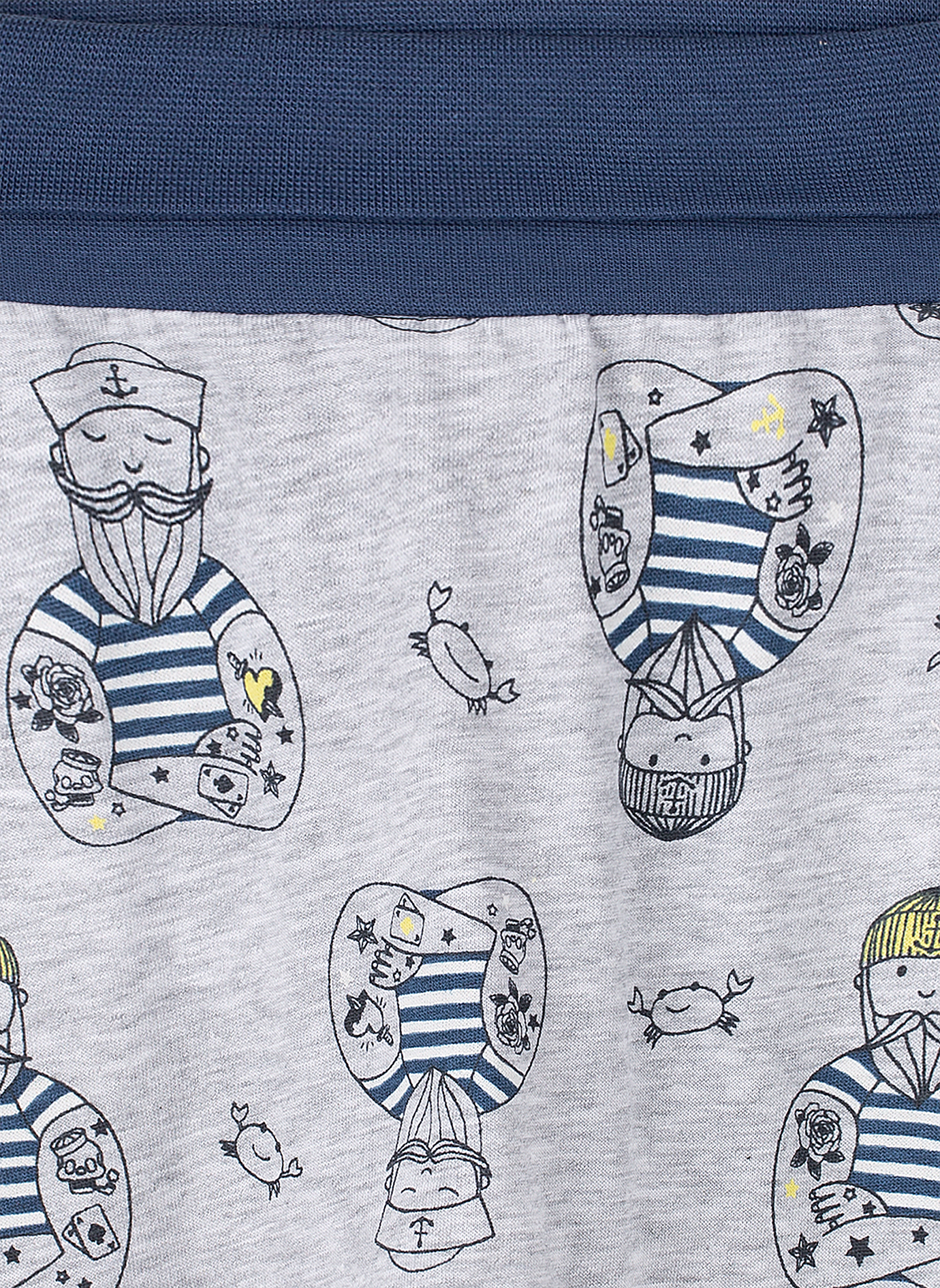 Jungen-Sweathose Graumelange Beach Crab