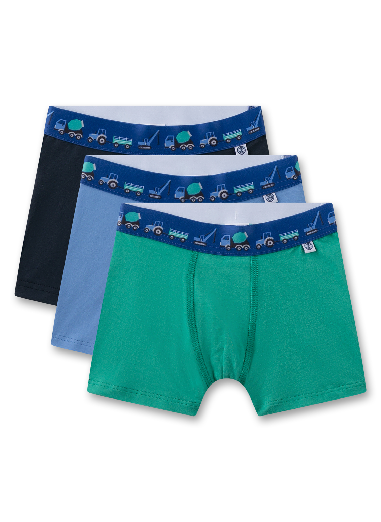 Jungen-Hipshorts (Dreierpack) grün