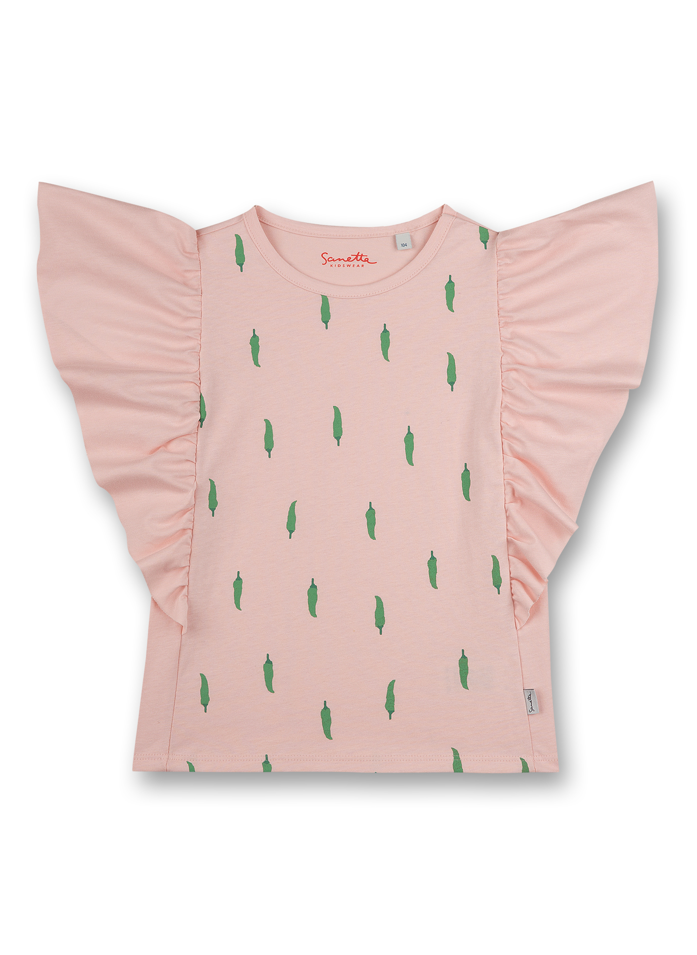 Mädchen T-Shirt Rosa Pepperoni