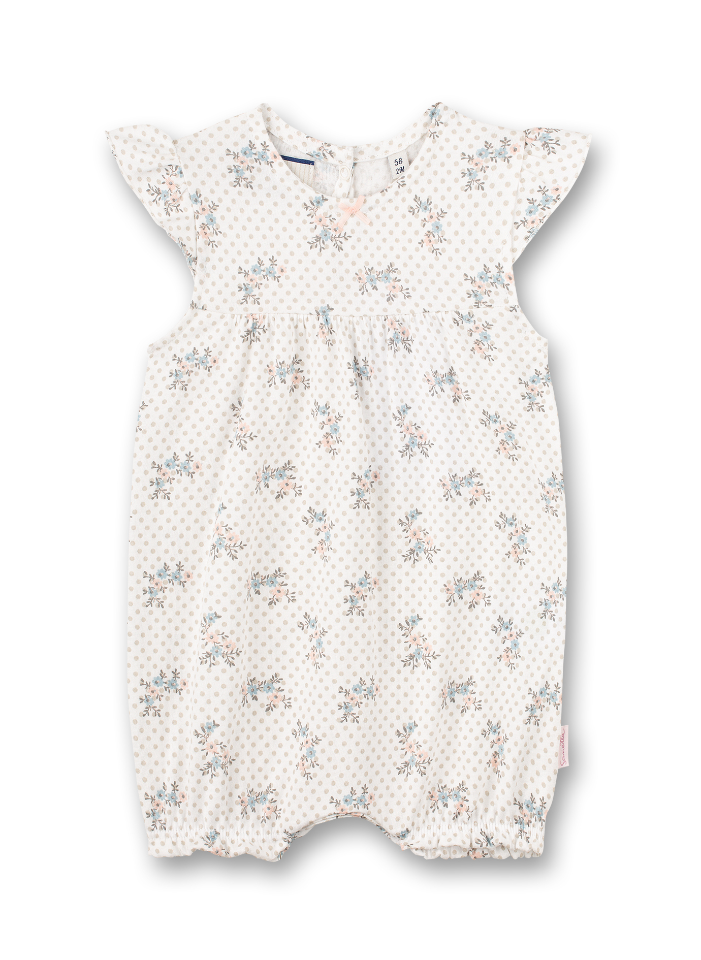 Mädchen-Overall Off-White Dots Allover Fluffy Duckling