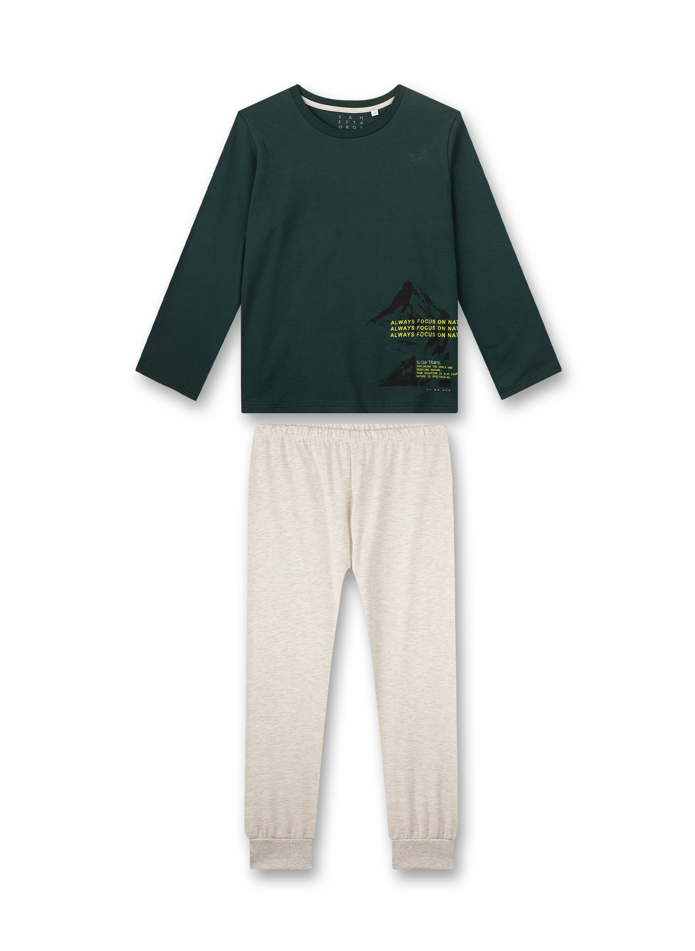 Jungen-Schlfanzug Grün