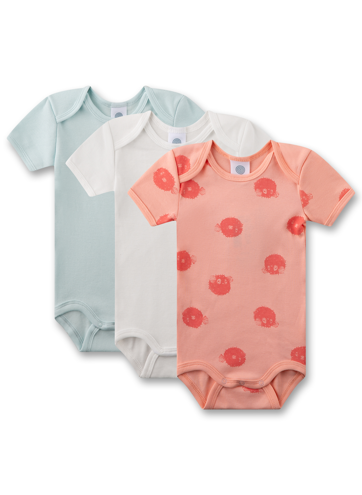 Body kurzarm (Dreierpack) orange