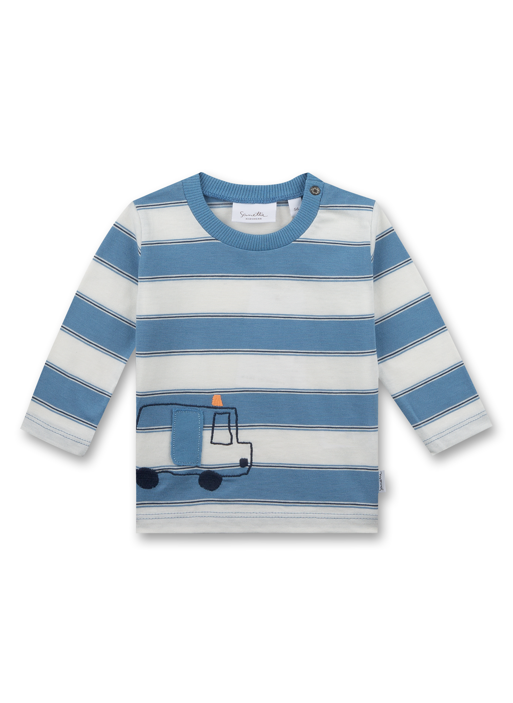 Jungen-Shirt langarm Blau