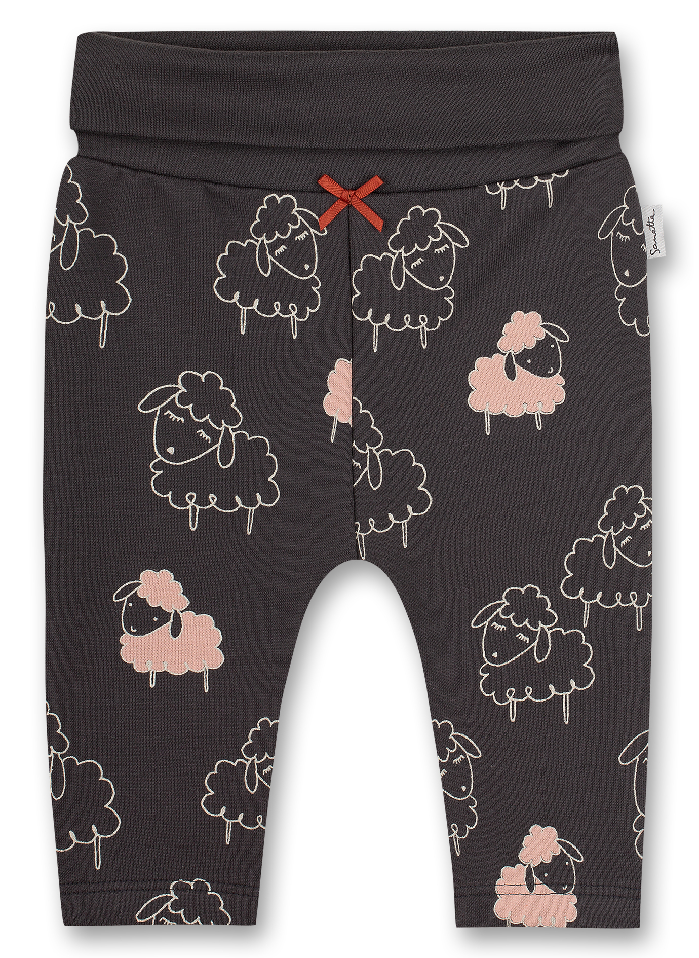 Mädchen-Sweathose Anthrazit Cheeky Lamb