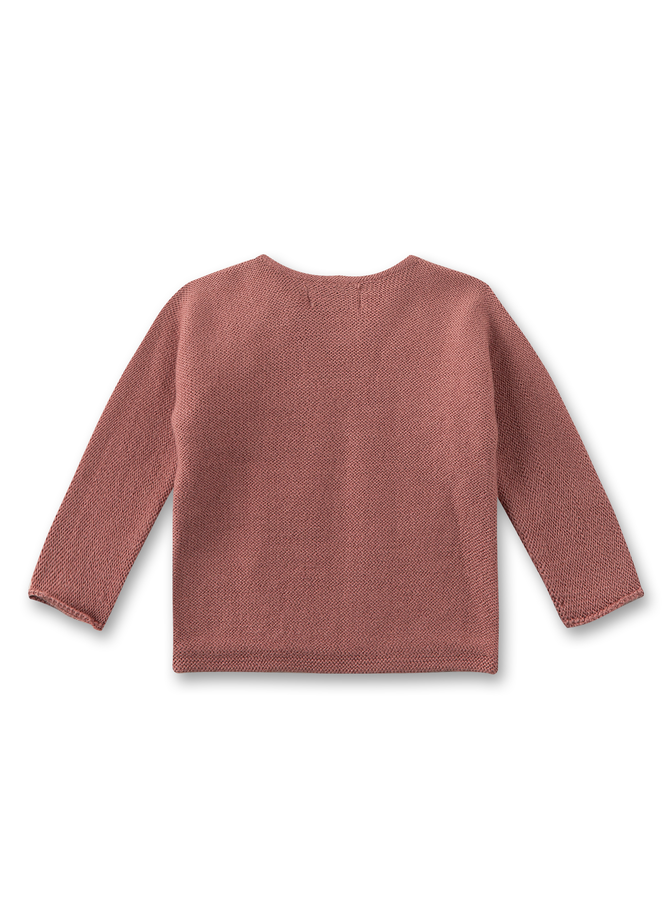 Baby-Strickpullover Rosa aus Wolle