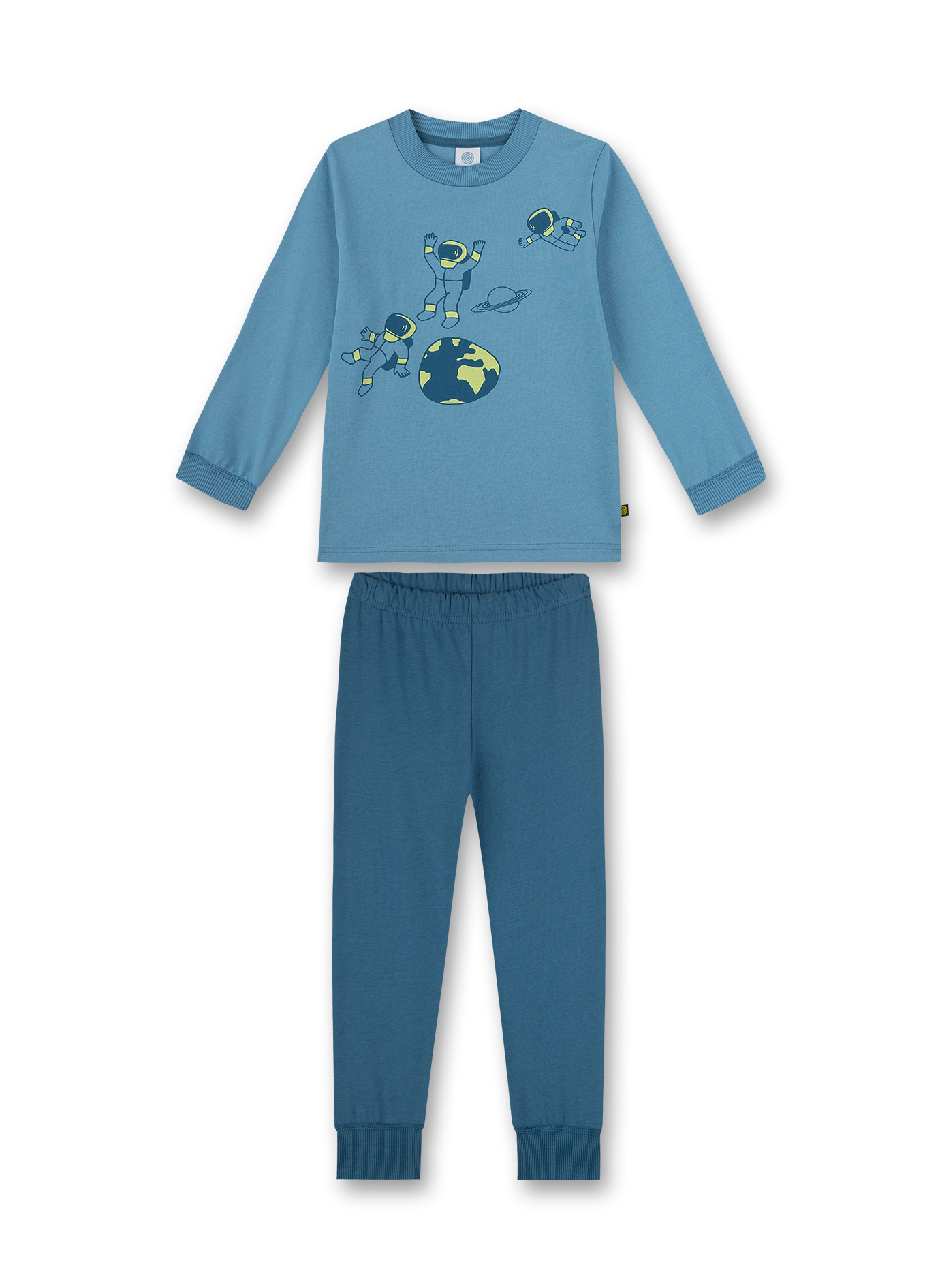 Jungen-Schlafanzug Hellblau Moon
