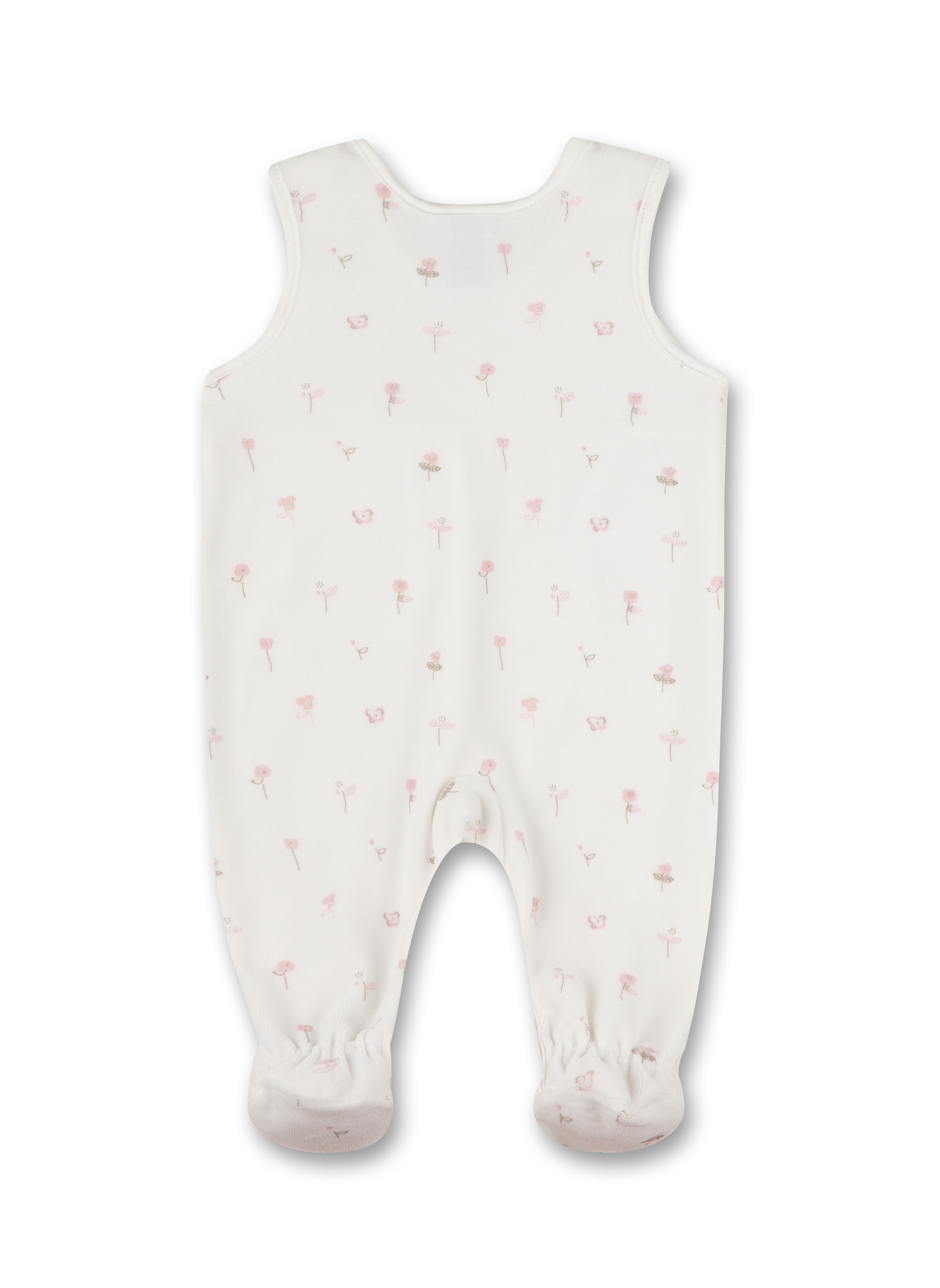 Baby romper, Romper, Sleeveless, Pink pattern, Footed