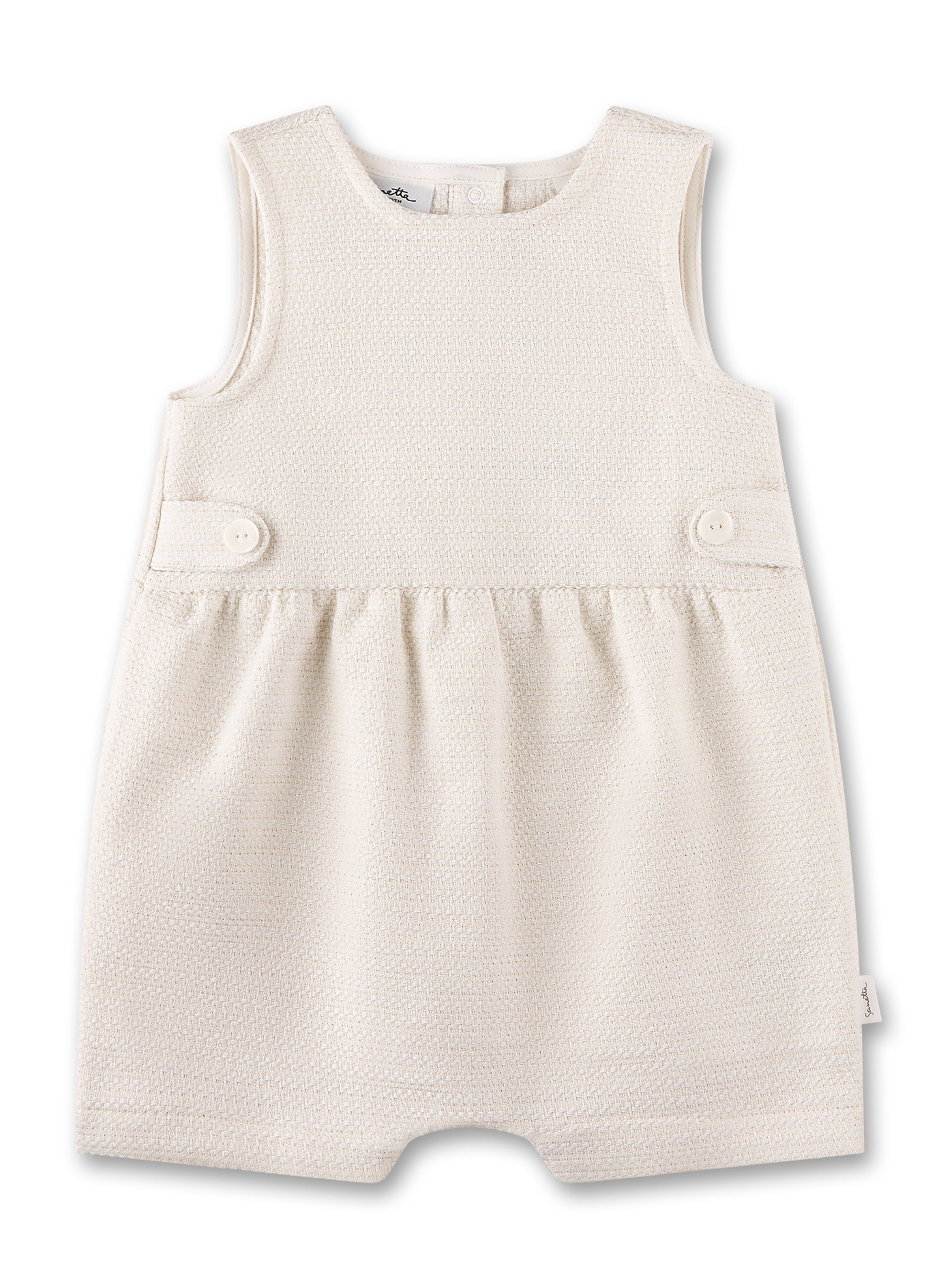 Baby-Overall kurz beige