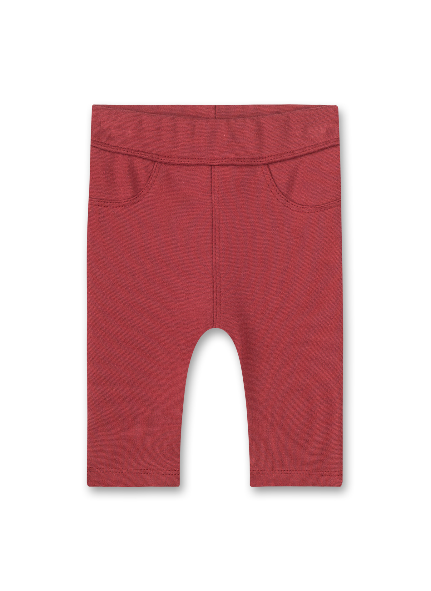 baby pants, leggings, rot, dehnbare, taschenlos