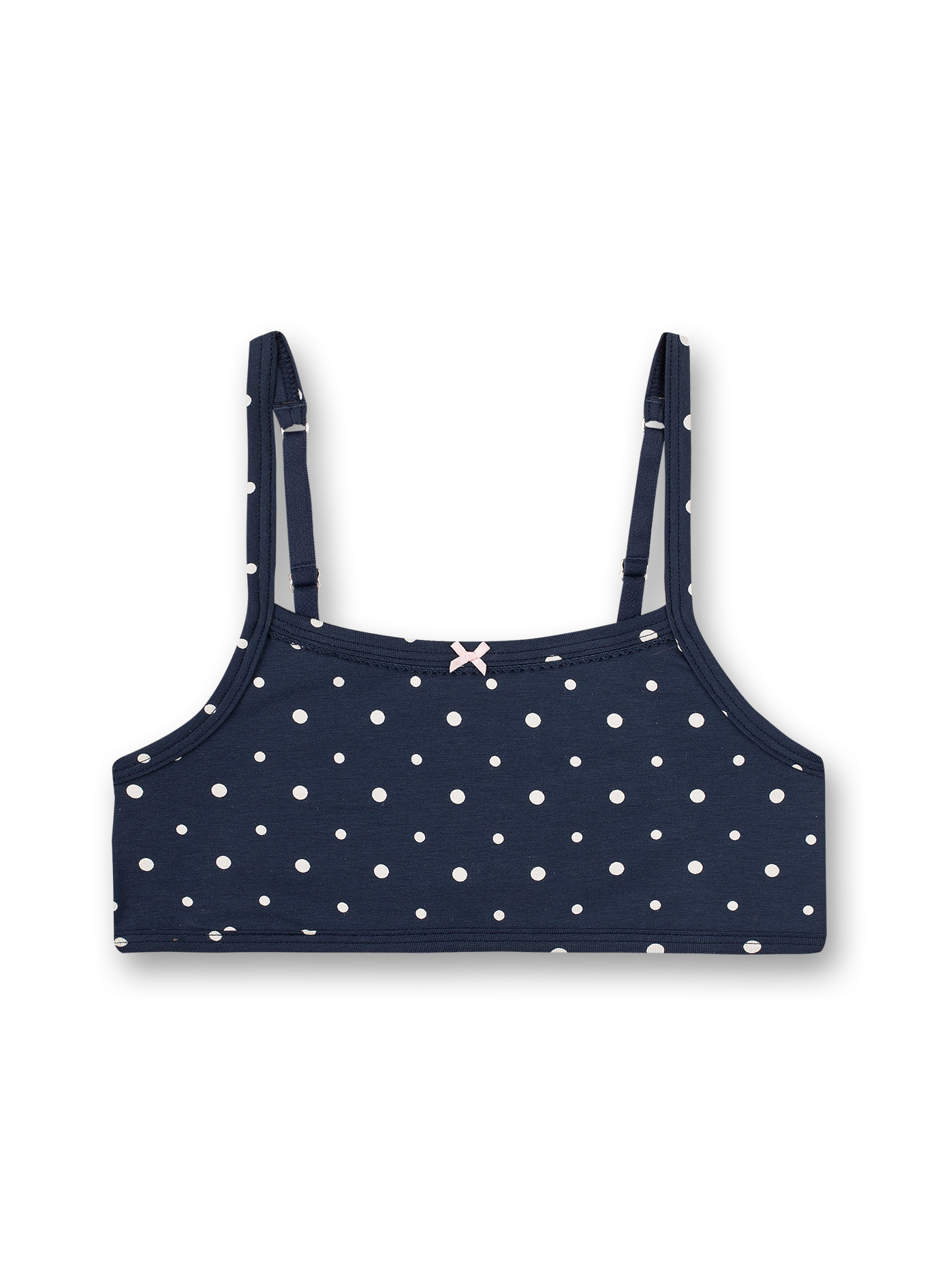 Mädchen-Bustier Dunkelblau Dots