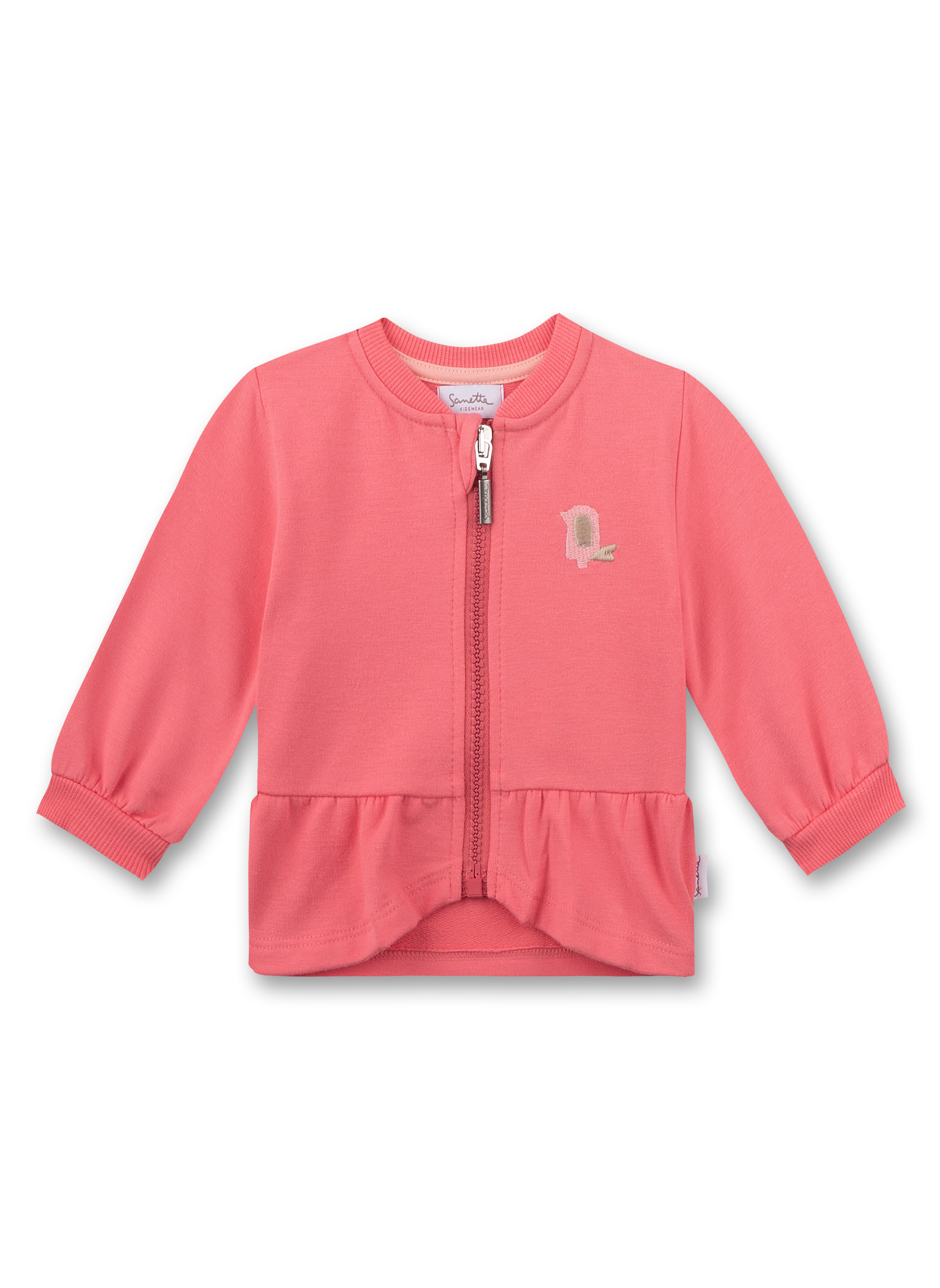 Sanetta Mädchen-Sweatjacke Rosa