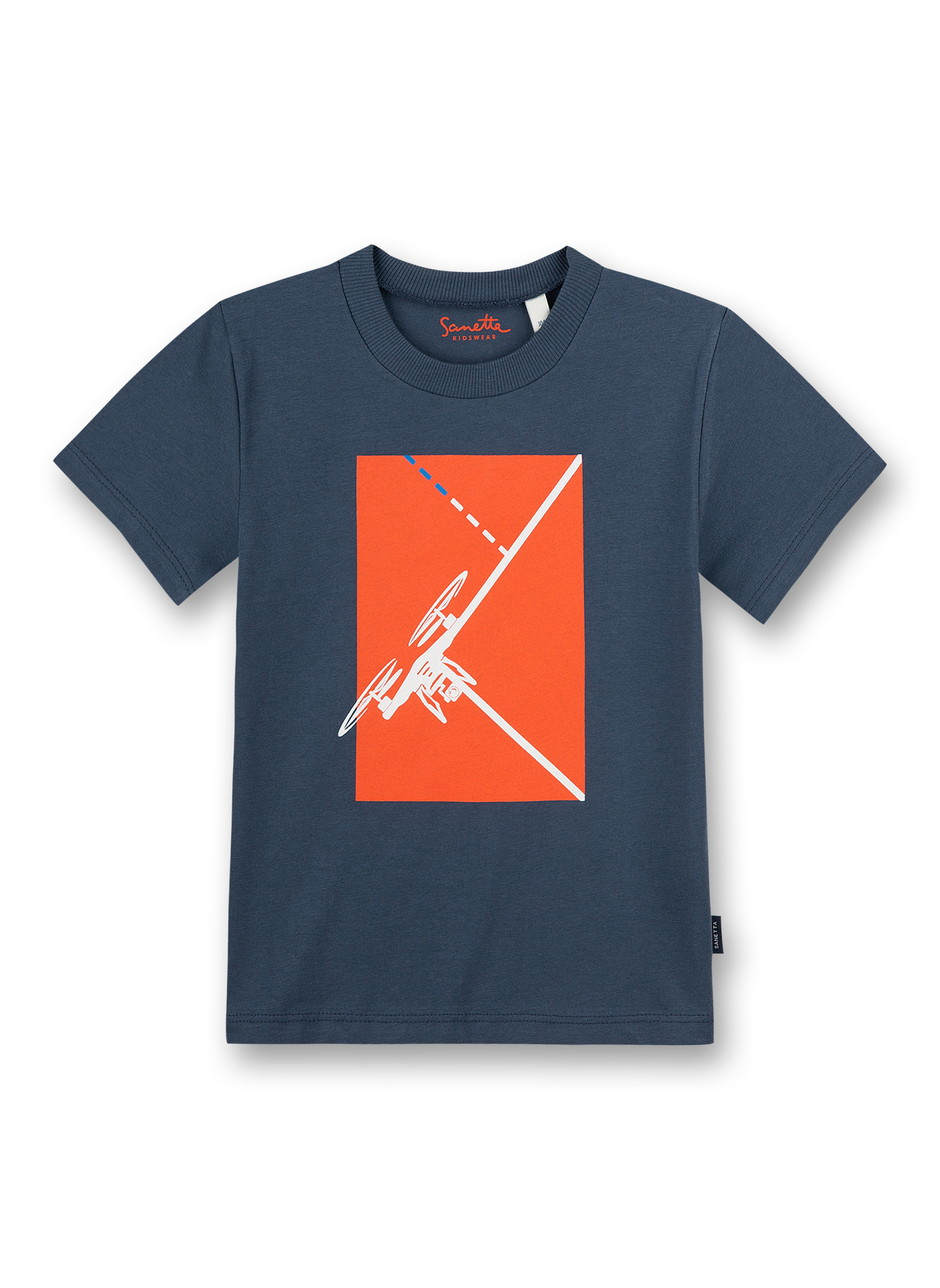 Jungen T-Shirt Dunkelblau Air Space
