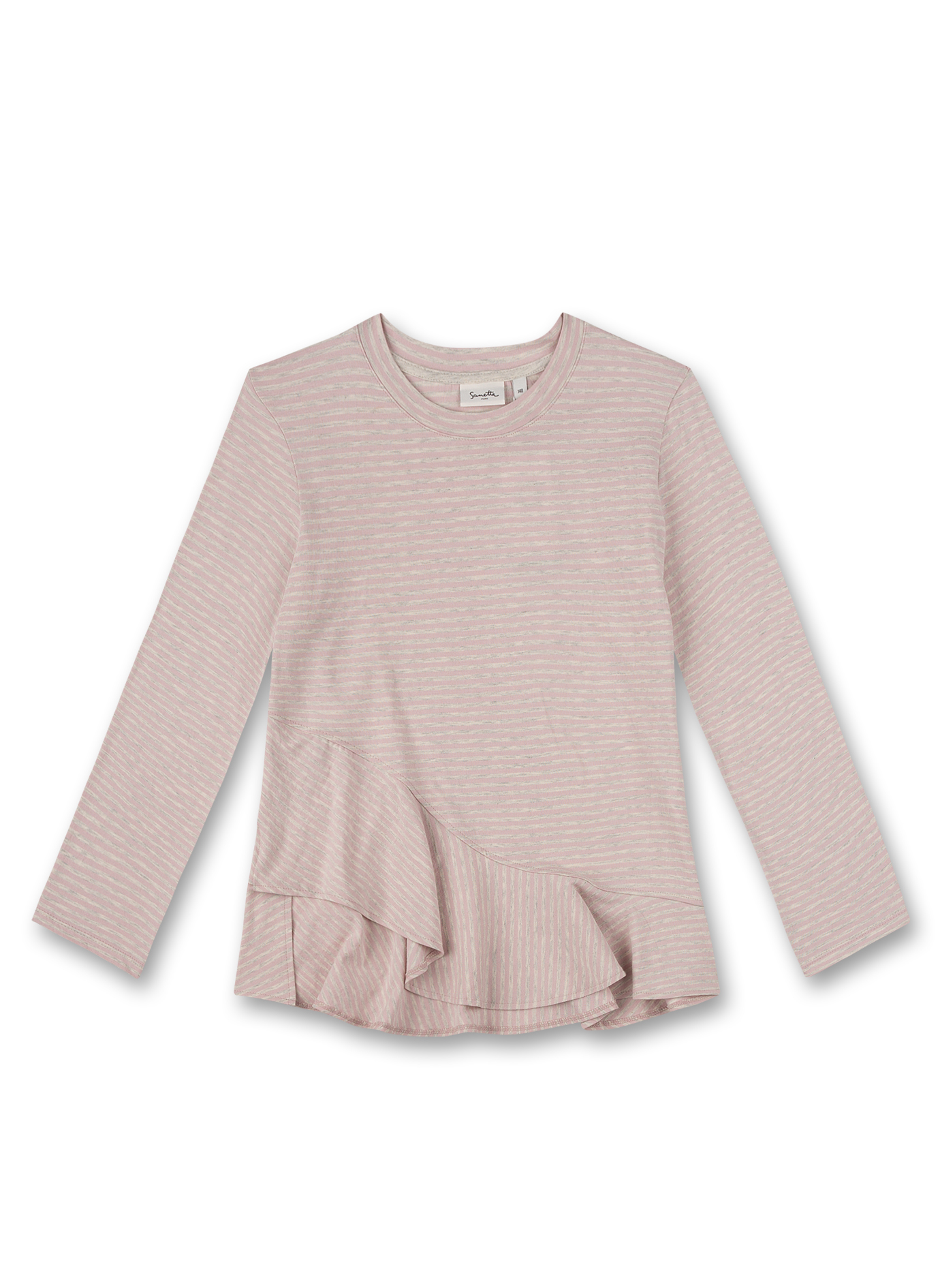 Mädchen-Shirt langarm Rosa