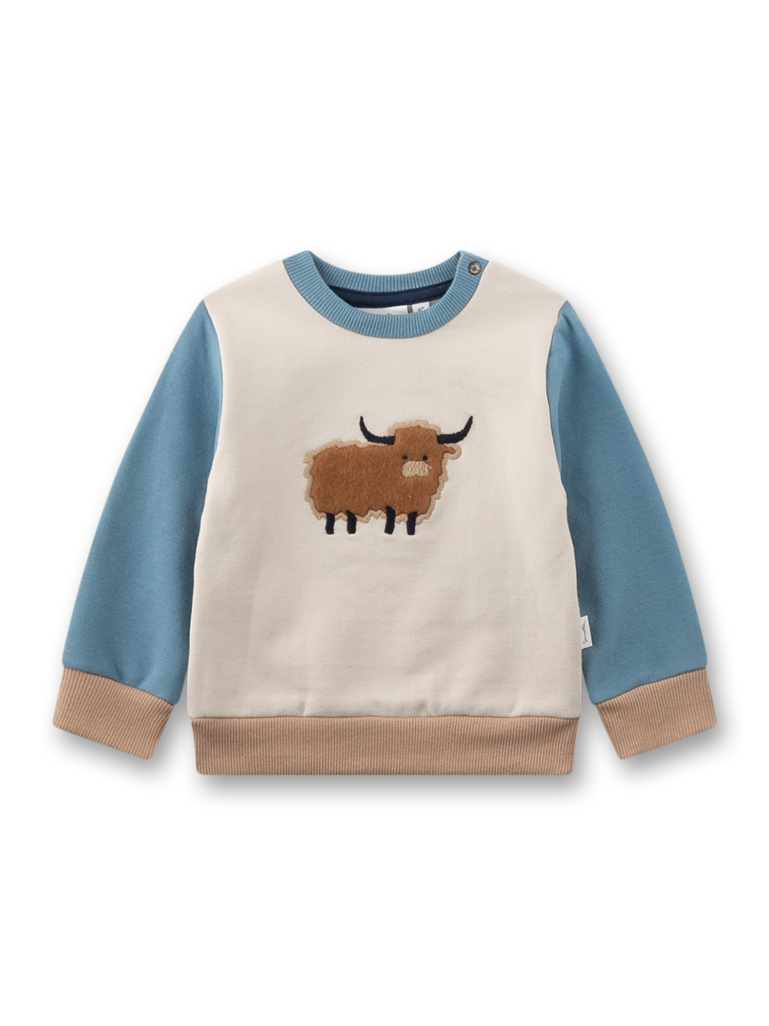 Jungen-Sweatshirt beige Büffel