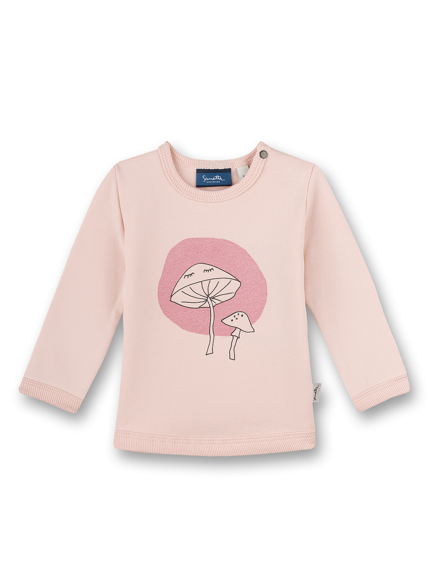 Mädchen-Sweatshirt Rosa Mushrooms