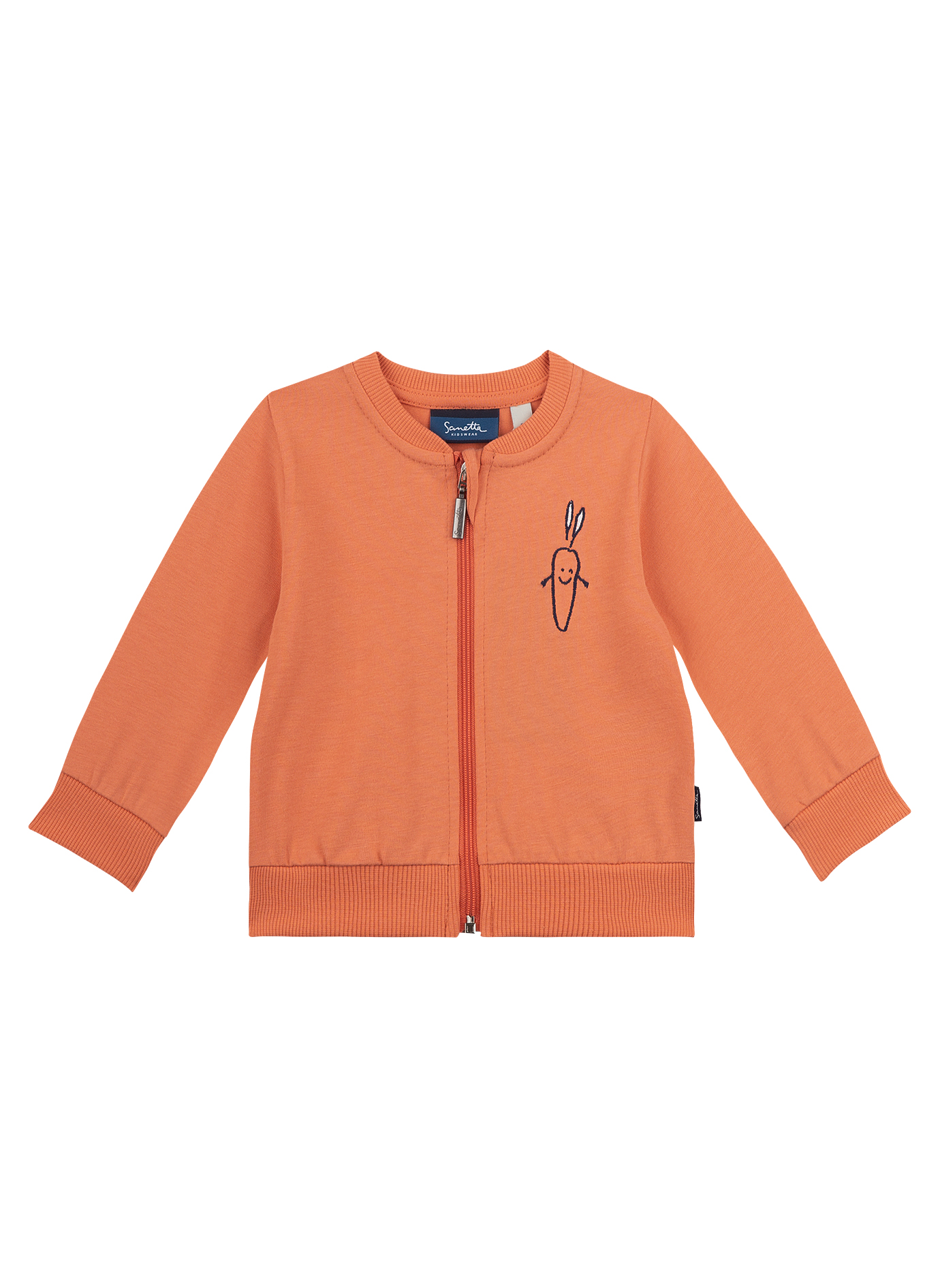 Jungen-Sweatjacke Orange Green Friends