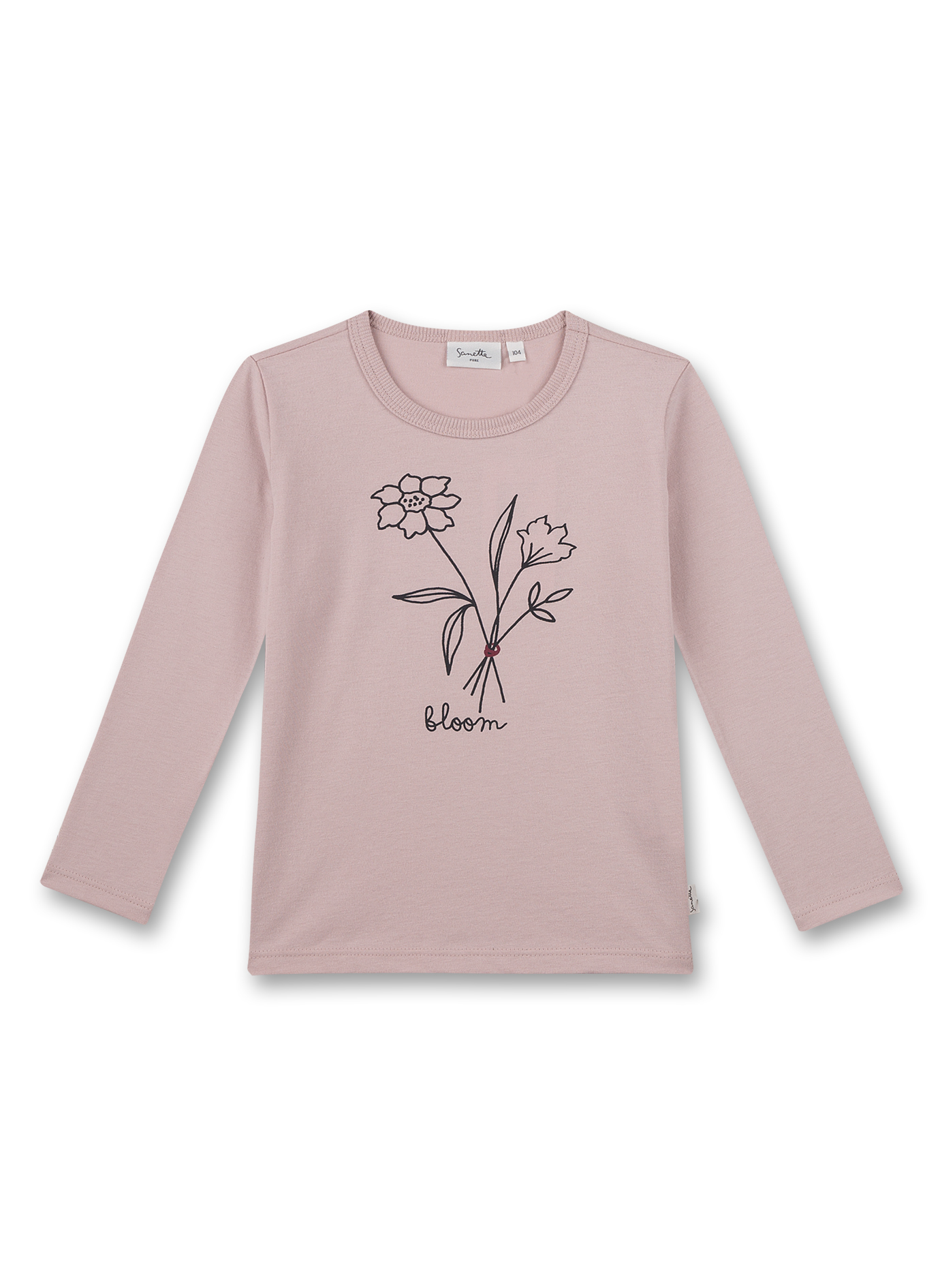 Mädchen-Langarmshirt Rosa