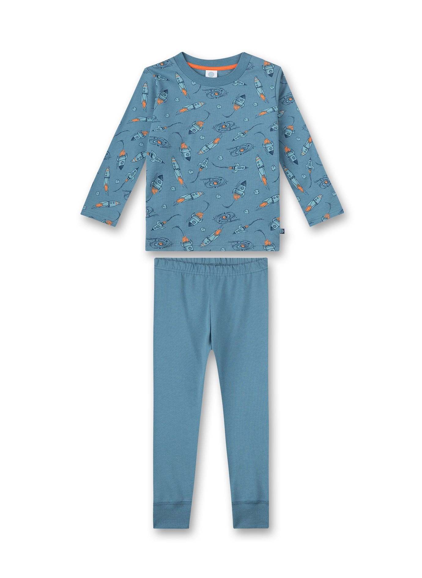 Jungen-Schlafanzug lang Blau