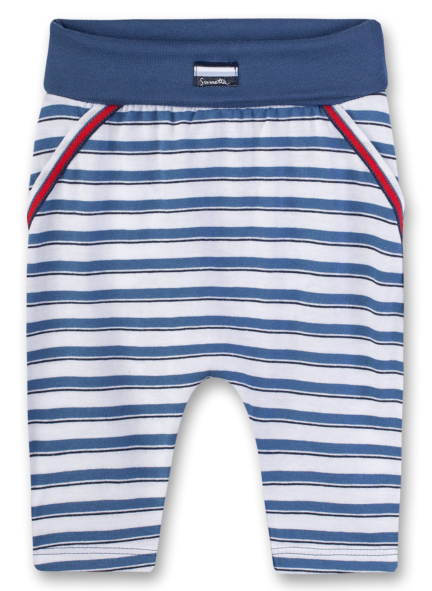 Jungen-Hose Blau-geringelt Small Sailor