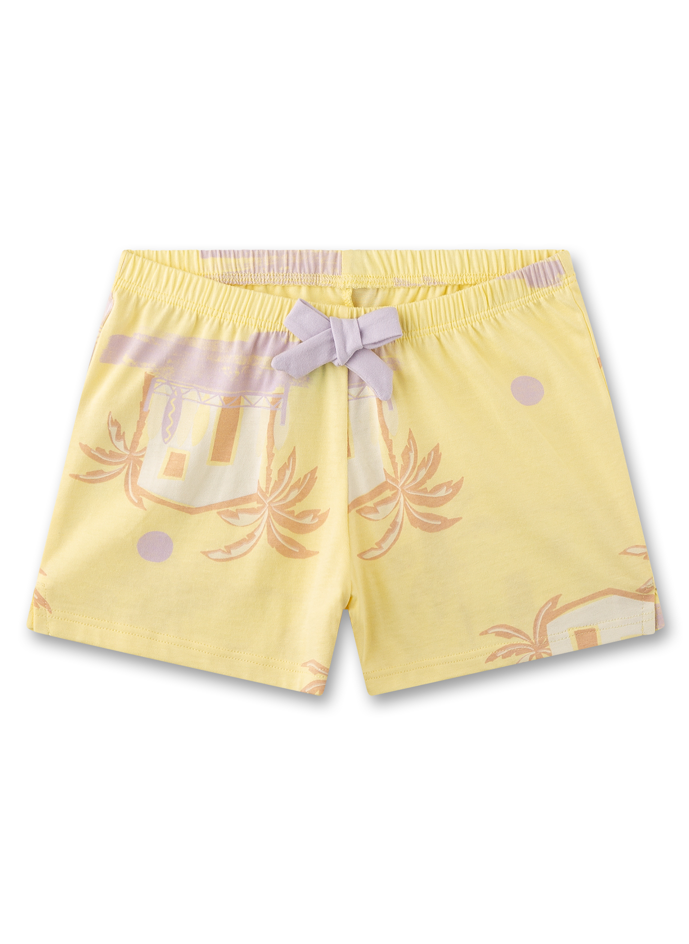 Mädchen-Schlafshorts gelb