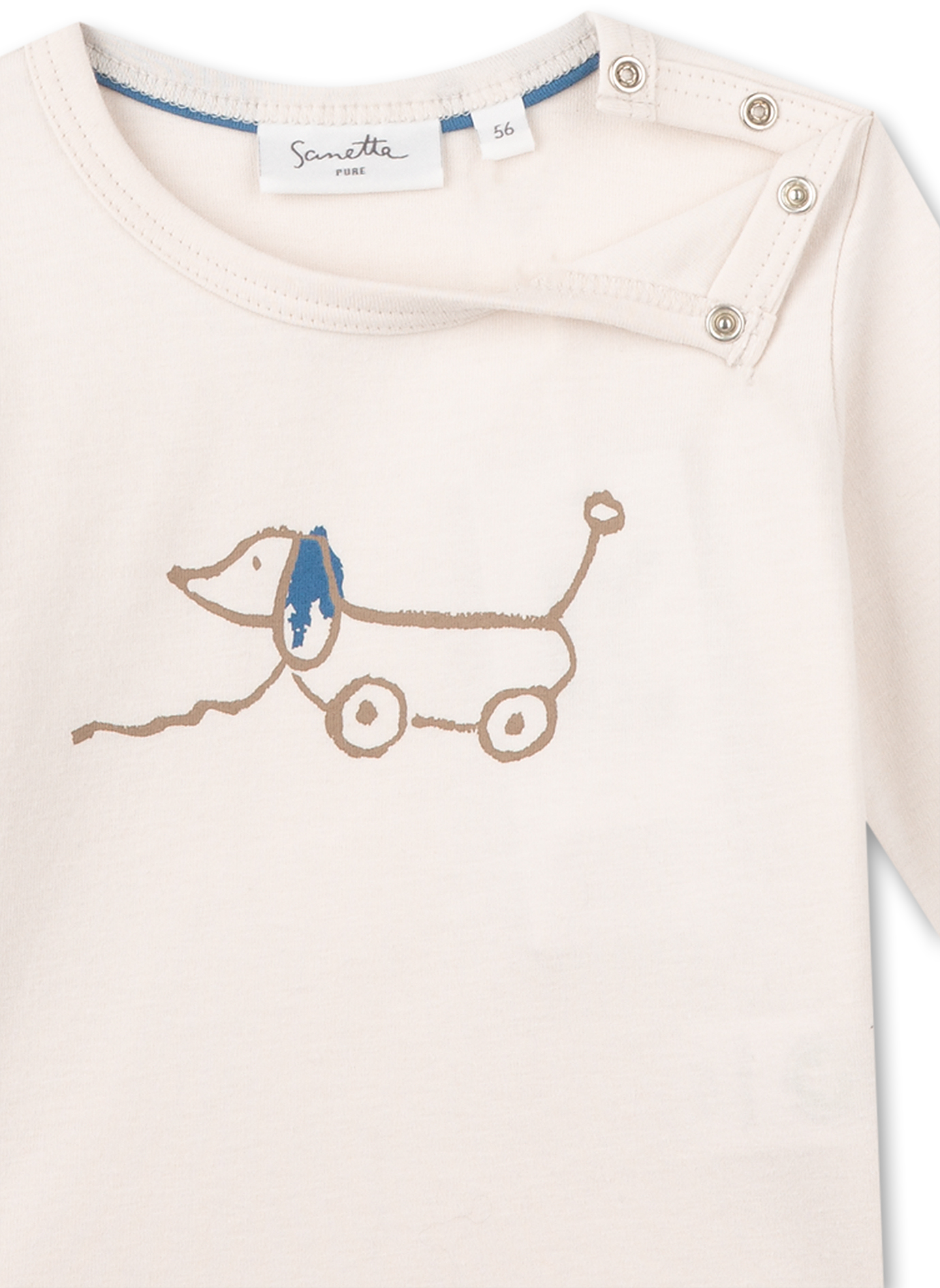 Jungen-Shirt langarm Off-White