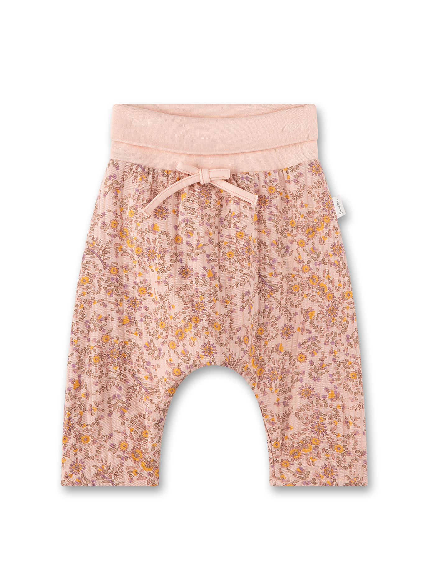 Mädchen-Hose rosa Blumen