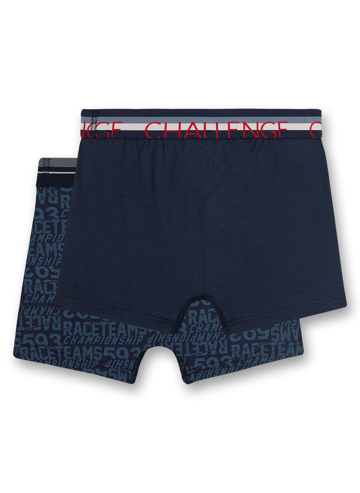 Jungen-Hipshorts (Doppelpack) Dunkelblau Racing Academy
