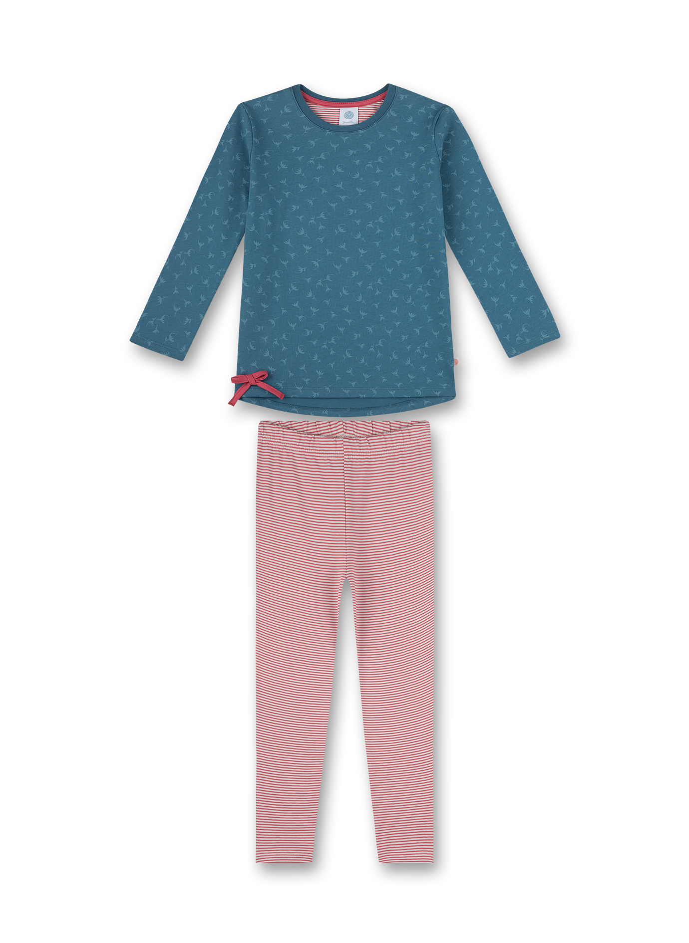 Sanetta Mädchen Schlafanzughose Baumwolle - Bequeme Schlafhose Mit Elastischem Bund