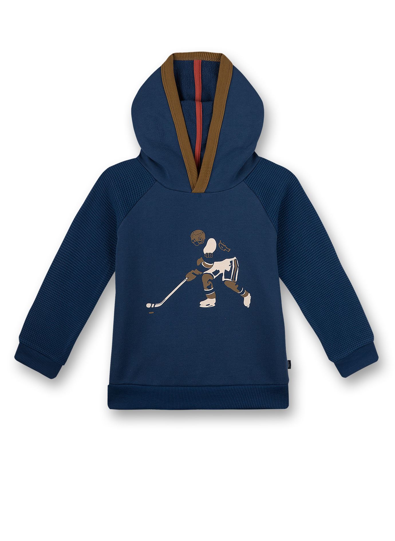 Jungen-Sweatshirt Blau Ice Hockey