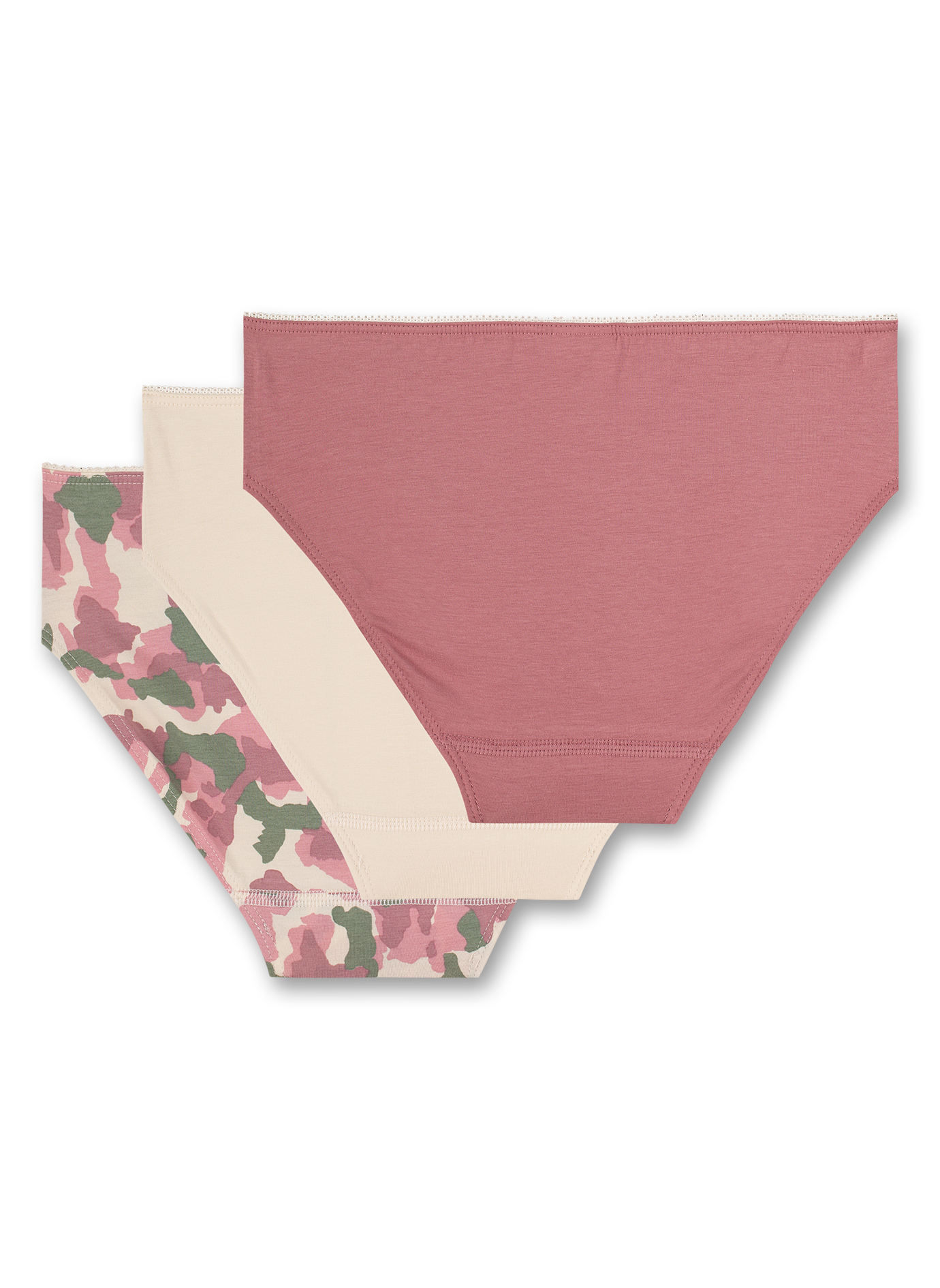 Mädchen-Rioslip (Dreierpack) Rosa Forever Sunday