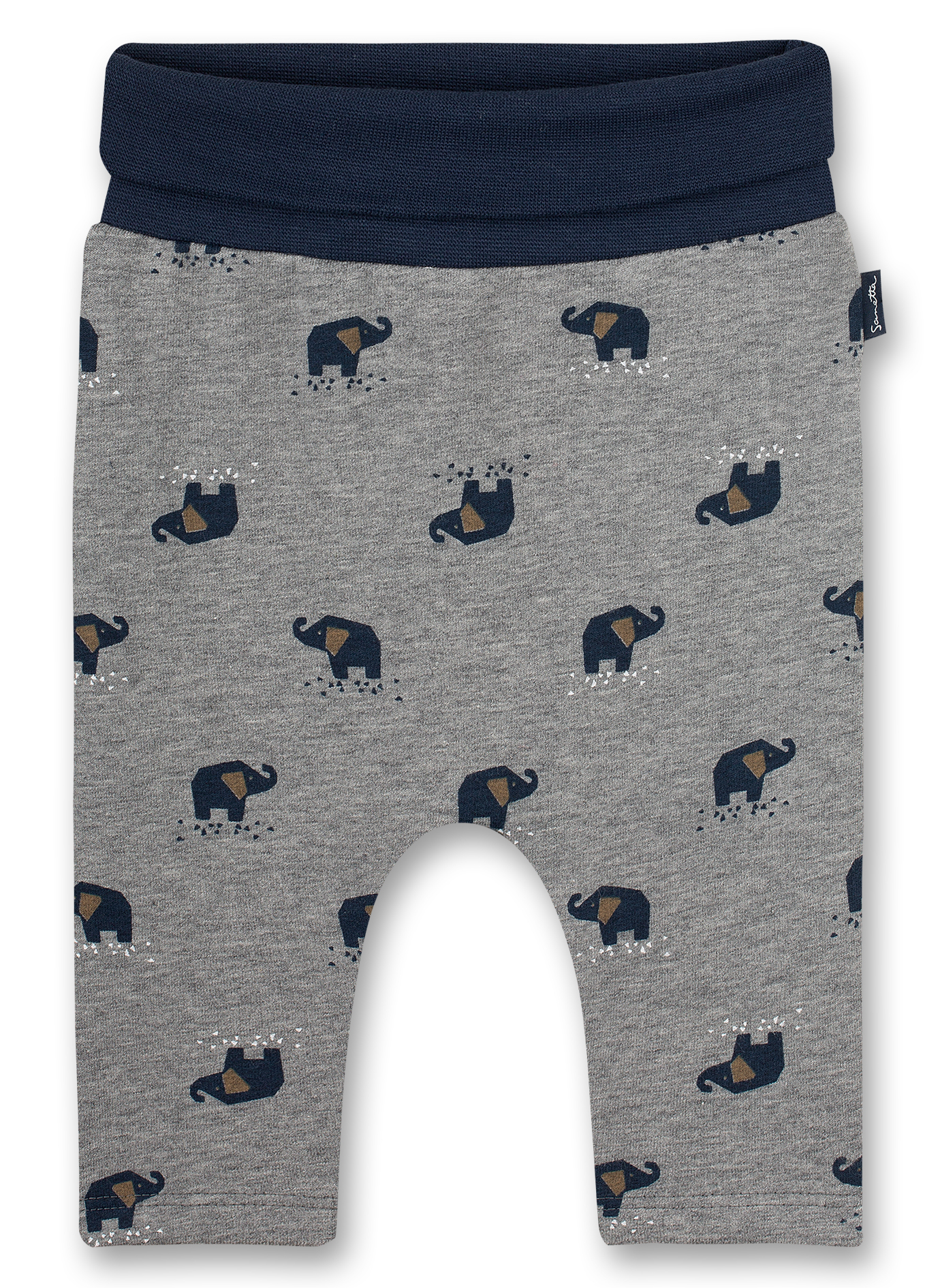 Jungen-Sweathose Dunkelgrau Family Elephant