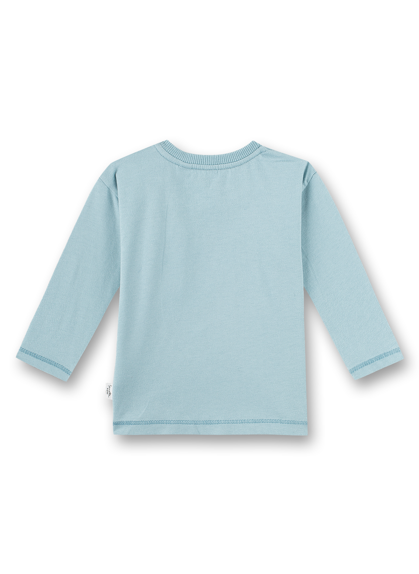 Jungen-Shirt langarm Hellblau