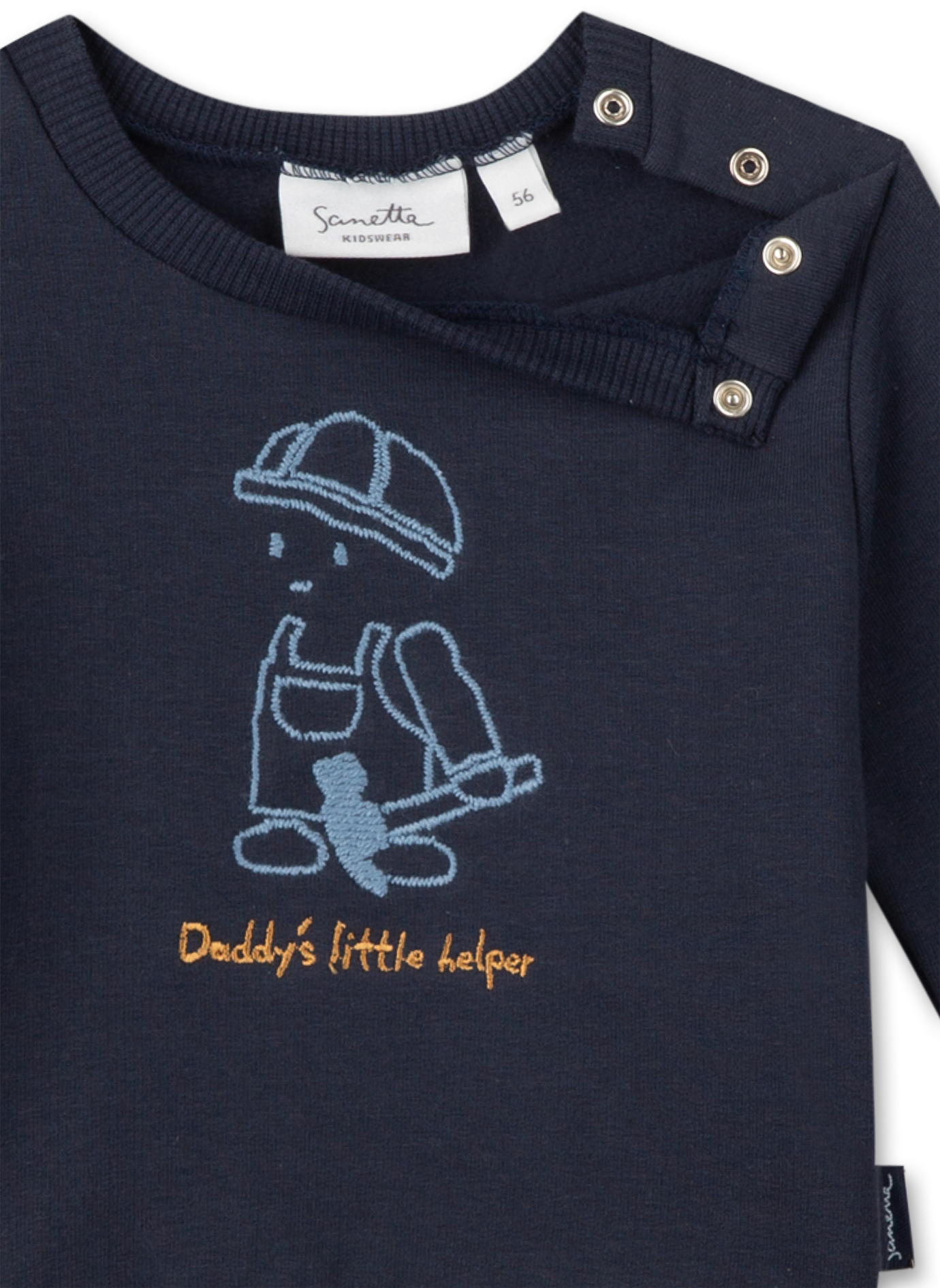 Jungen-Sweatshirt Dunkelblau