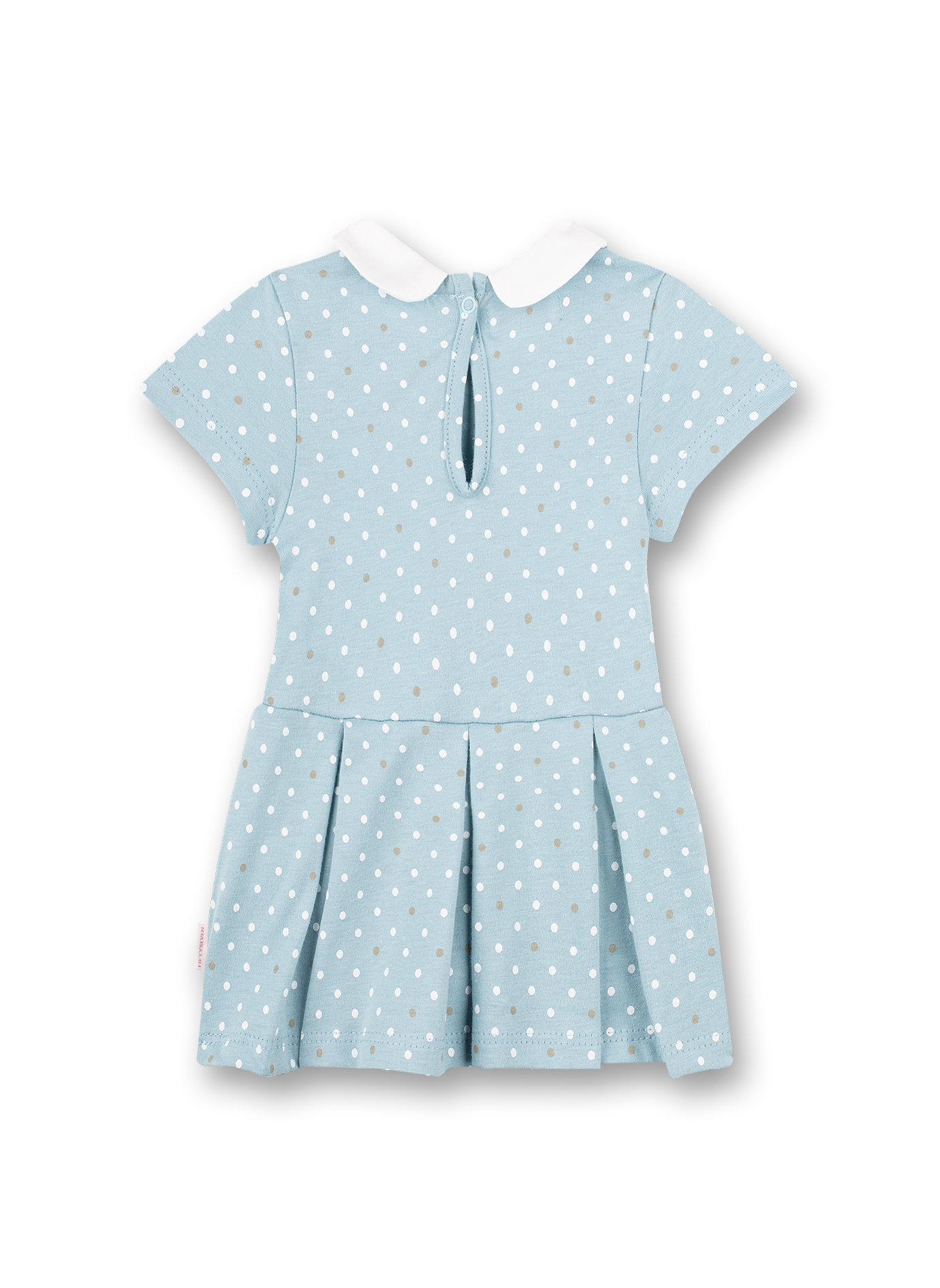 Mädchen-Kleid Hellblau Dots-Allover Fluffy Duckling