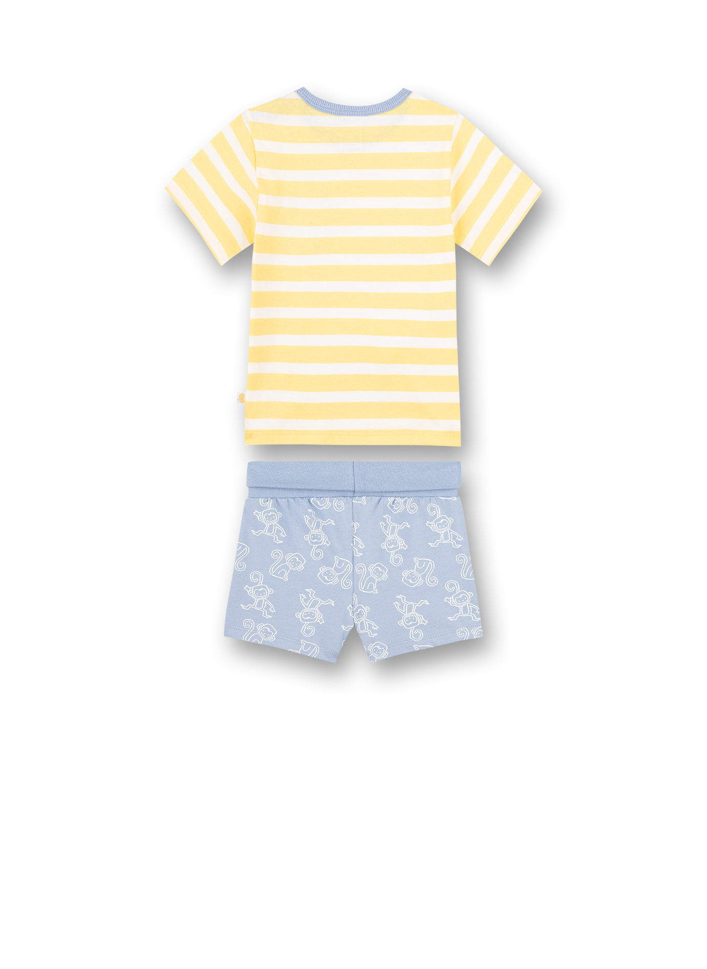 Jungen-Schlafanzug Gelb Monkey